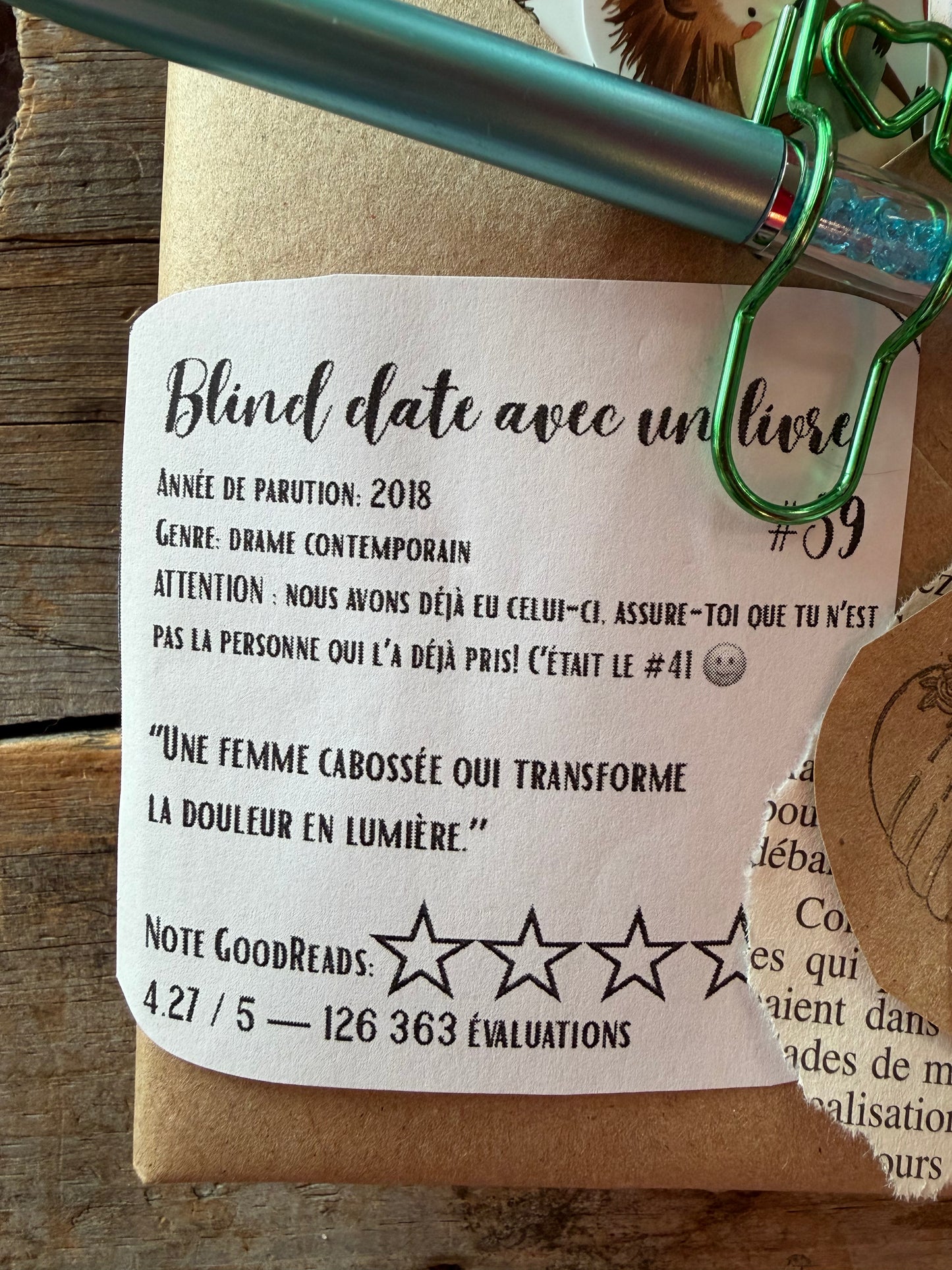 Blind date avec un Livre - #59