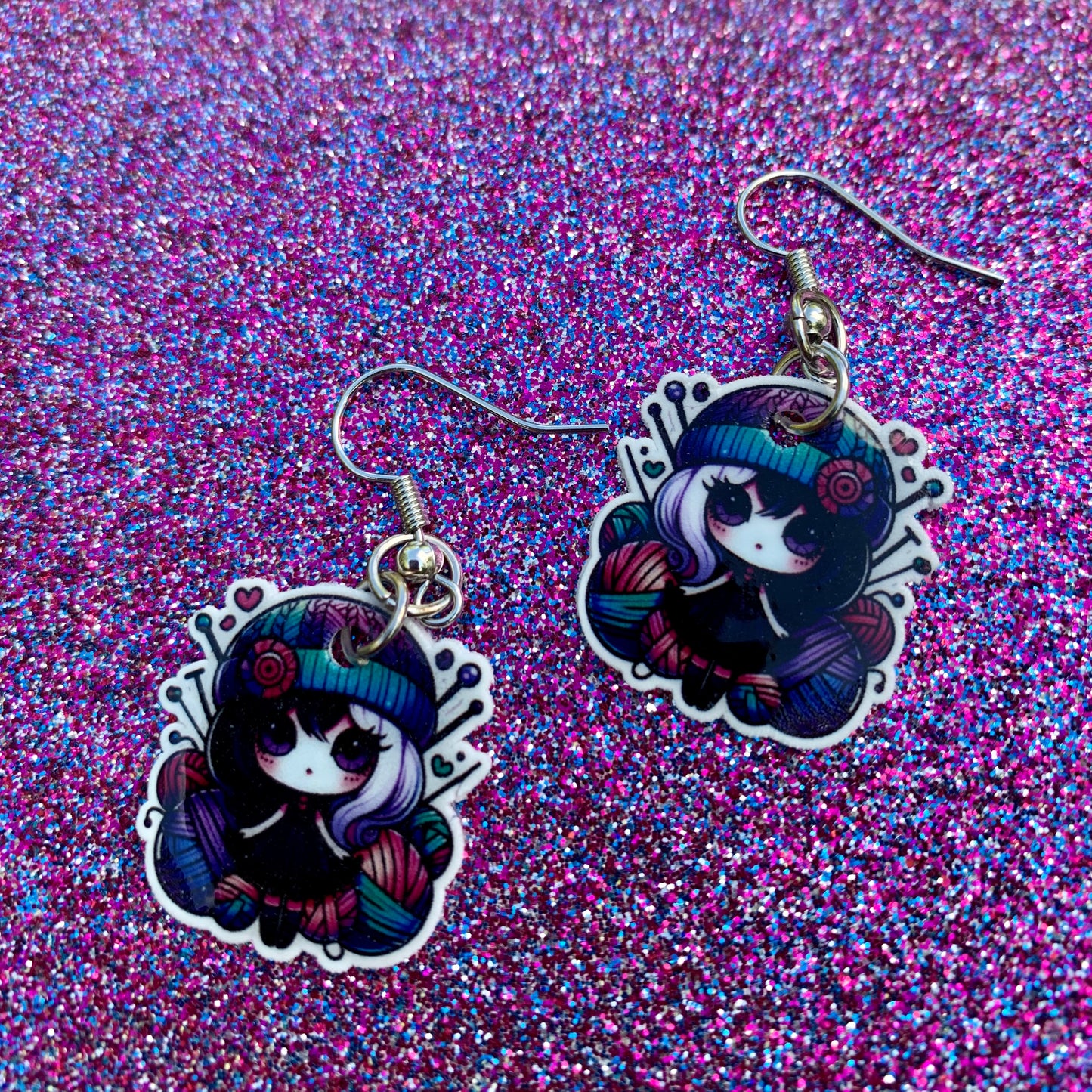 Boucles d’oreilles - L’énigmatique Angélique - par La Pièce Unique