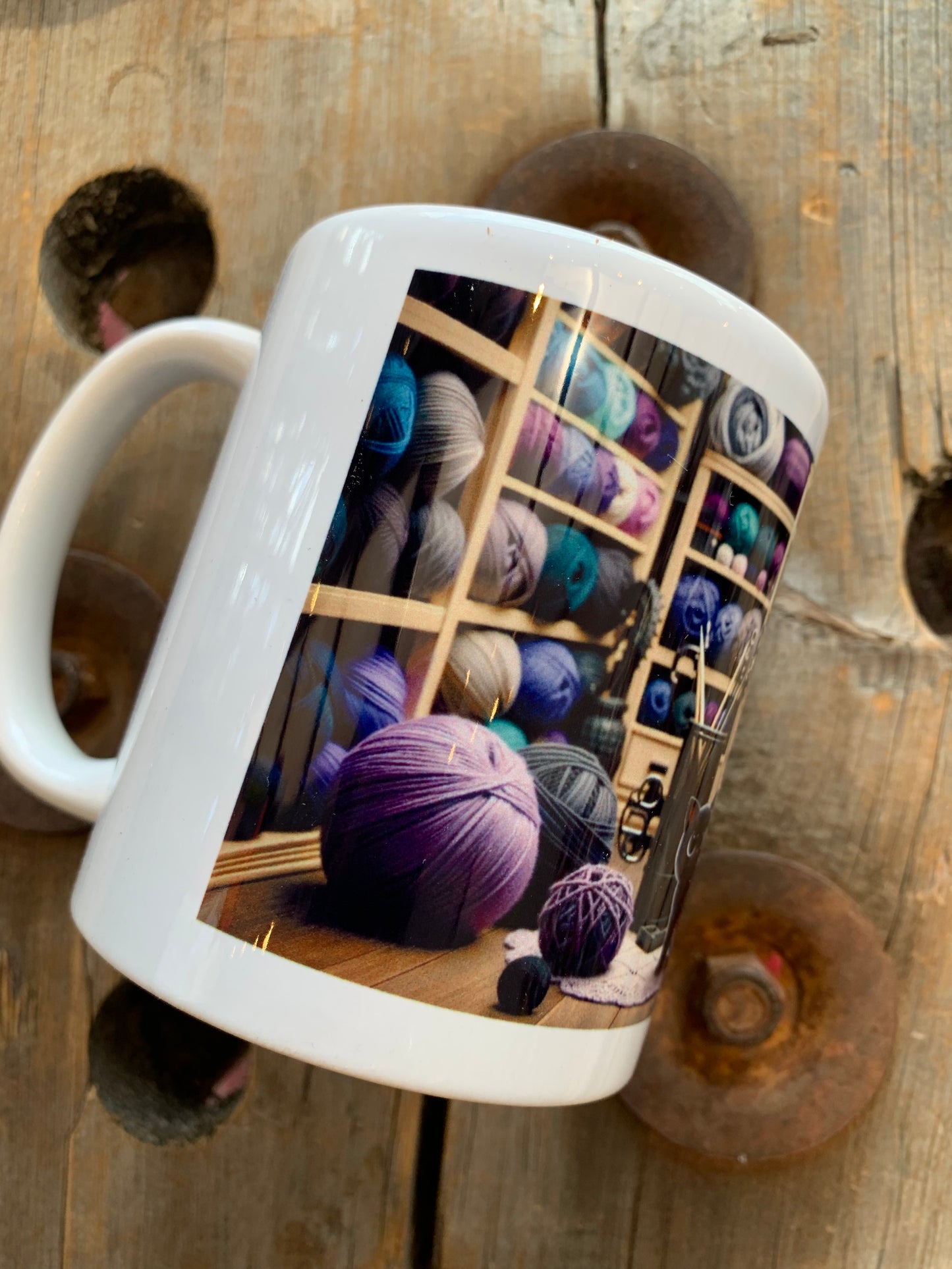 Tasse rebelle tricoteuse