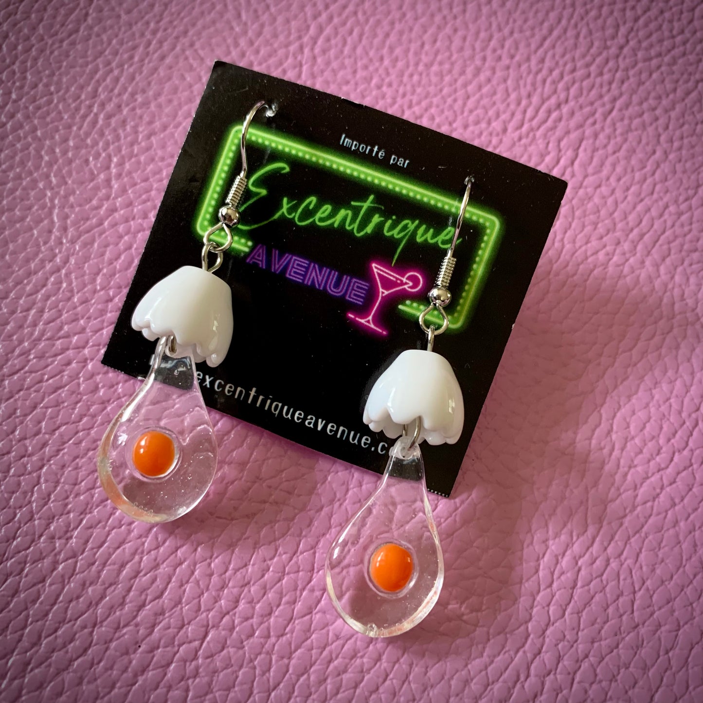 Boucles d’oreilles Œufs cassés