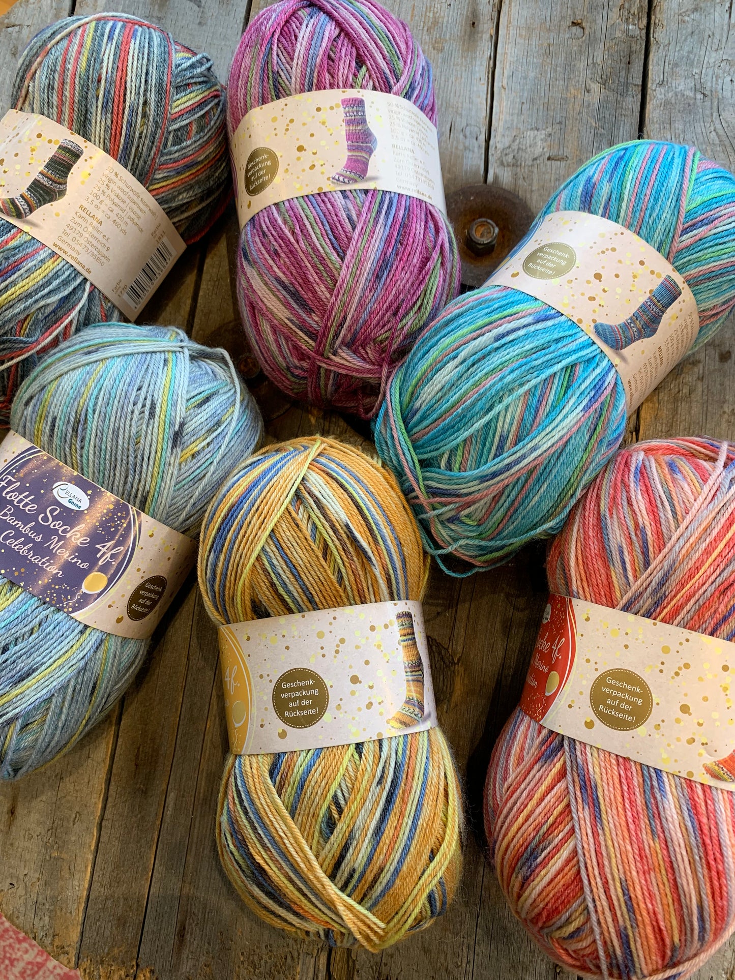Rellana - Flotte Socke Bambus Merino Celebration