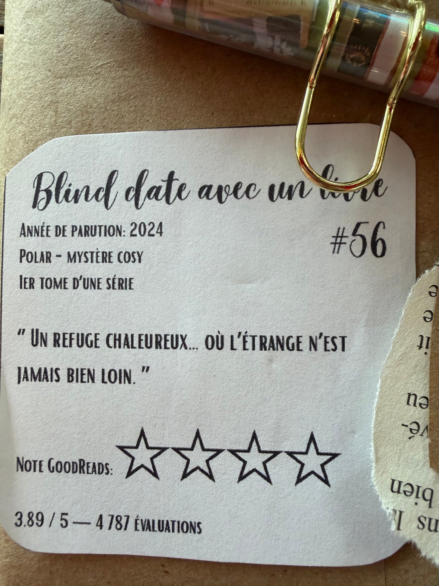 Blind date avec un Livre - #56