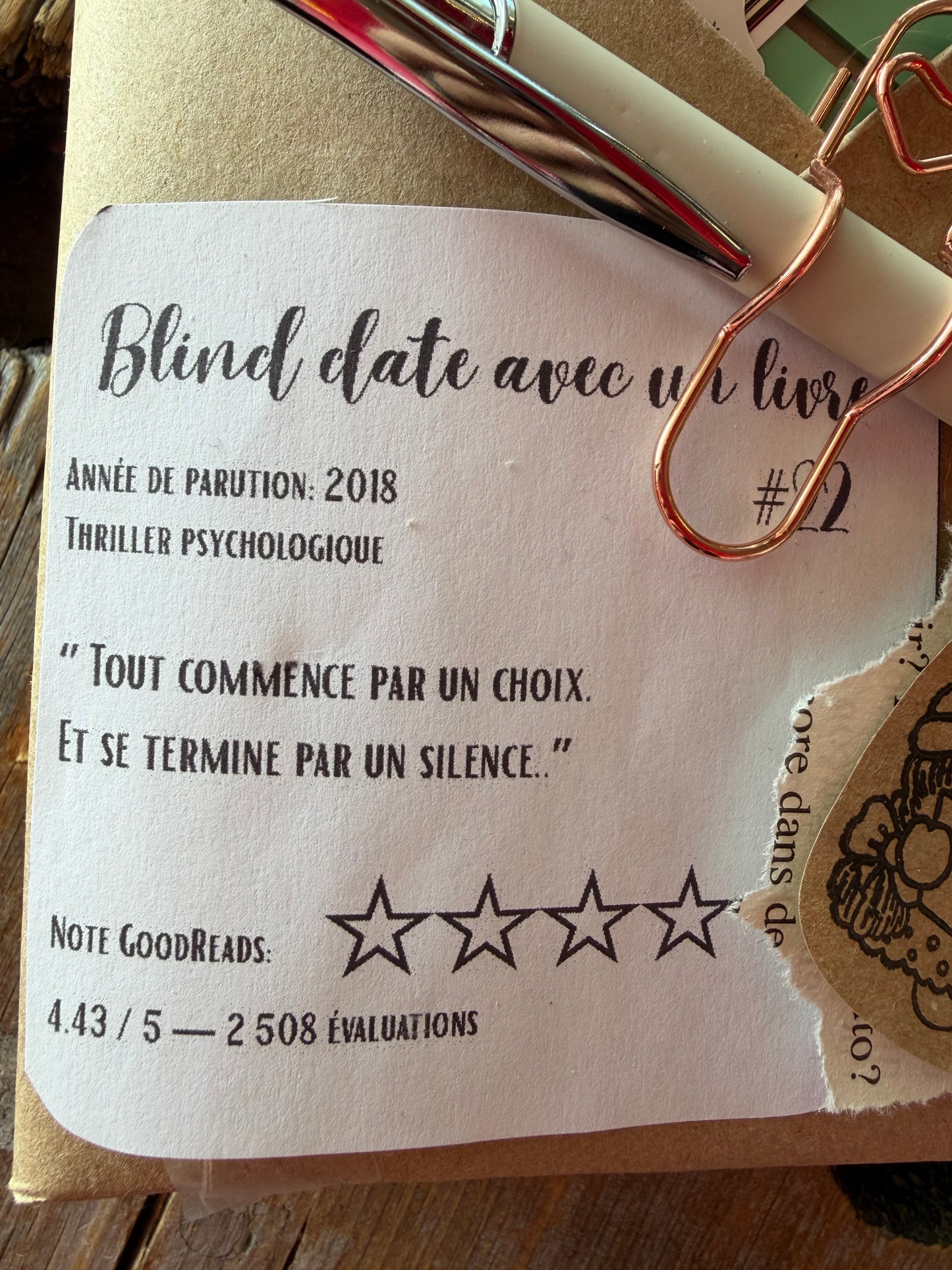 Blind date avec un Livre - #22