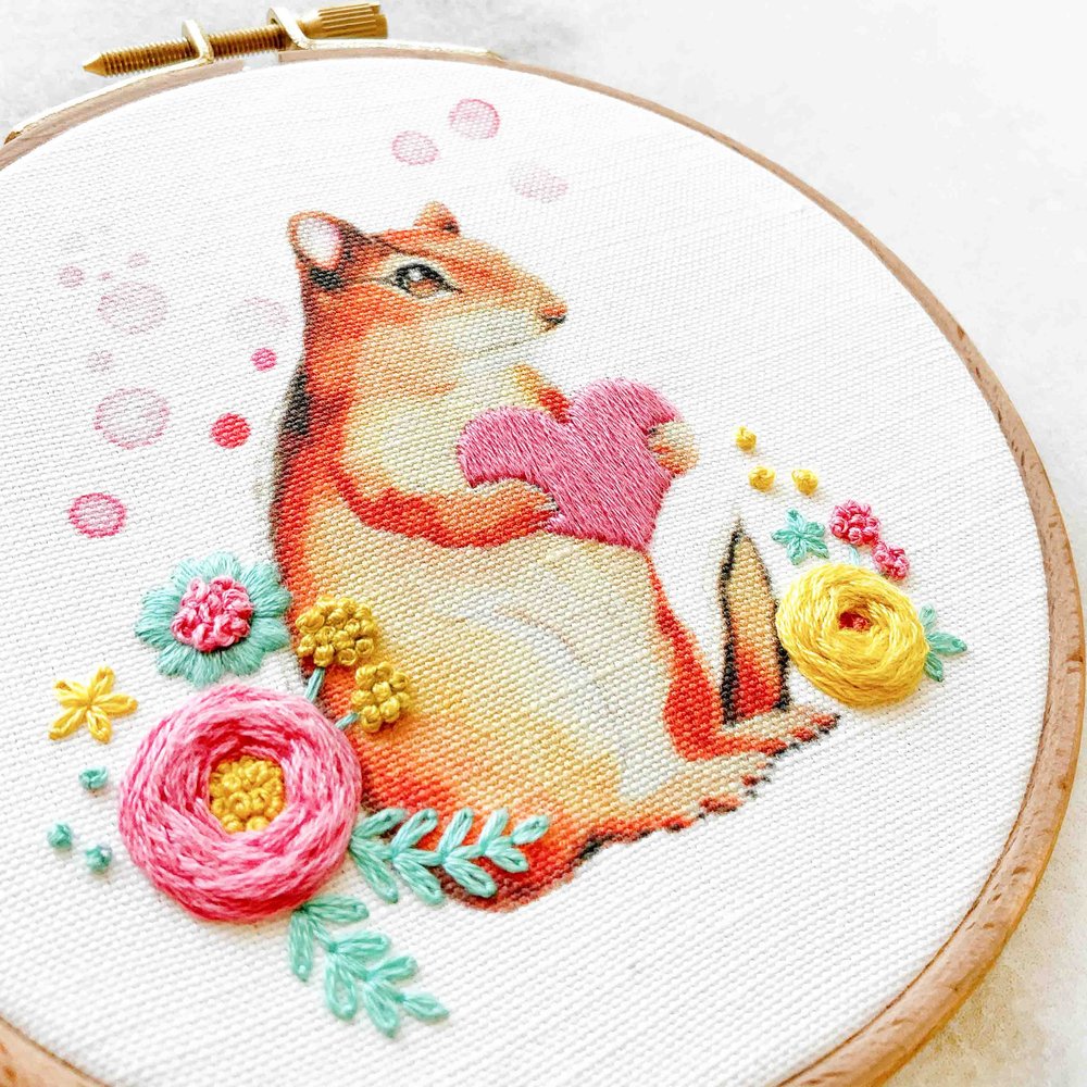 Mini ensemble de Broderie par Delika et Pop Pigments