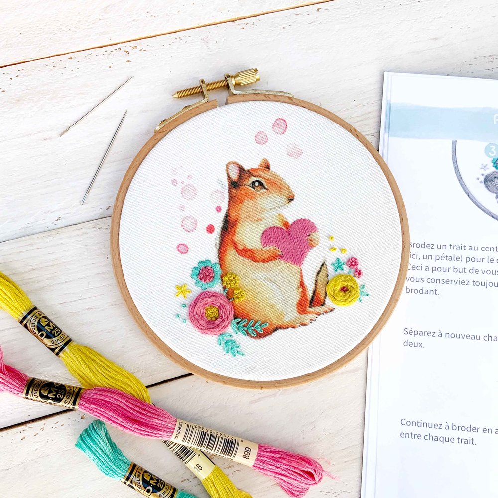 Mini ensemble de Broderie par Delika et Pop Pigments