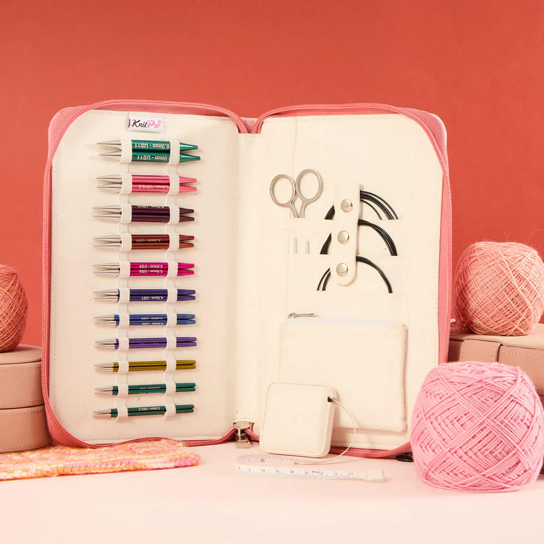 Knit Pro - ZING- ensemble d'aiguilles circulaires interchangeables - REGAL - 5’’