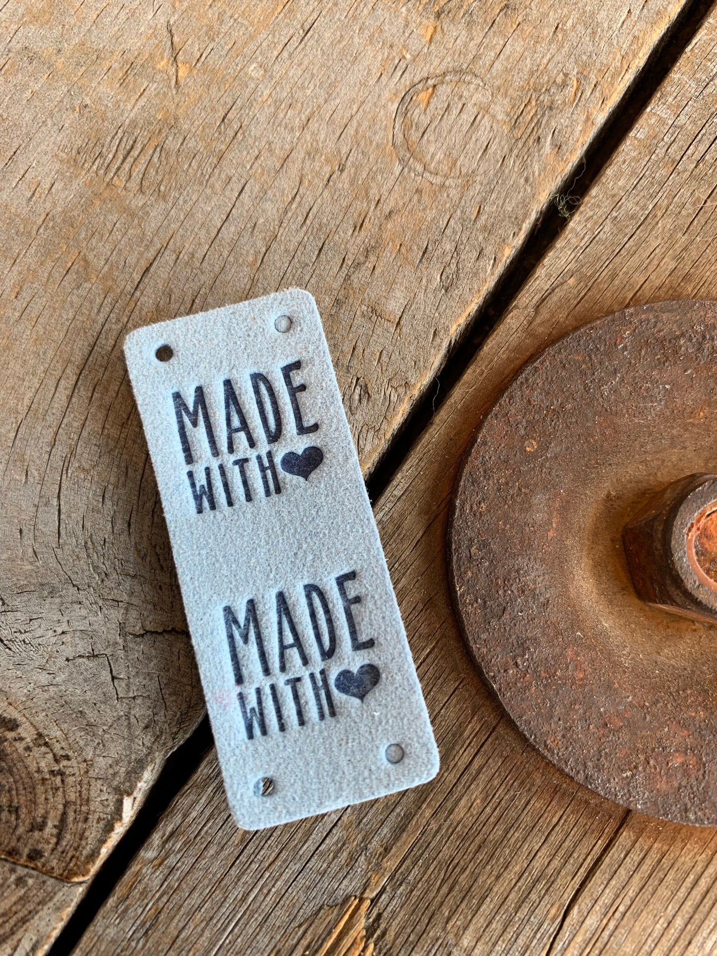 Étiquettes à projet - Made With ♥️