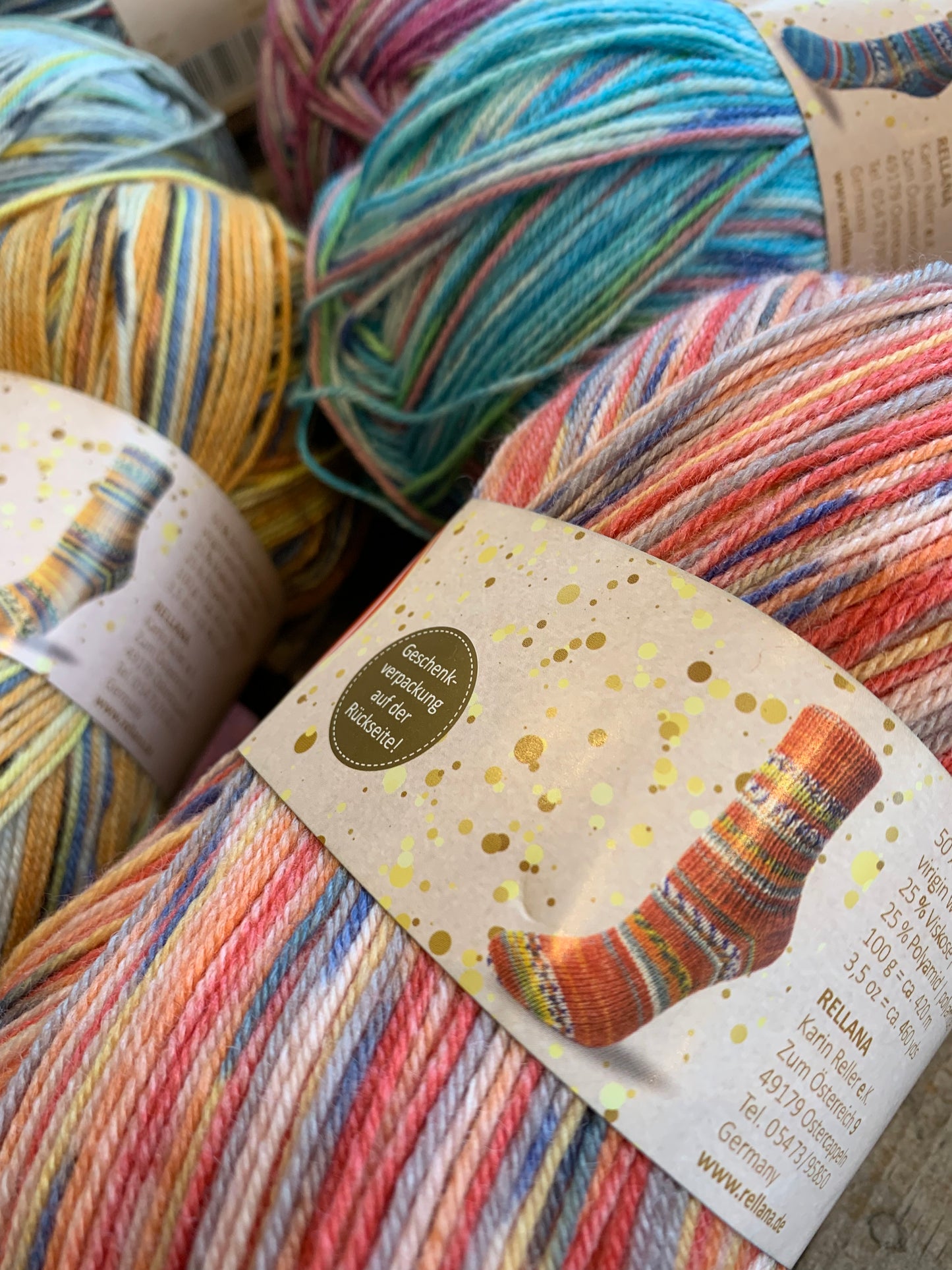 Rellana - Flotte Socke Bambus Merino Celebration
