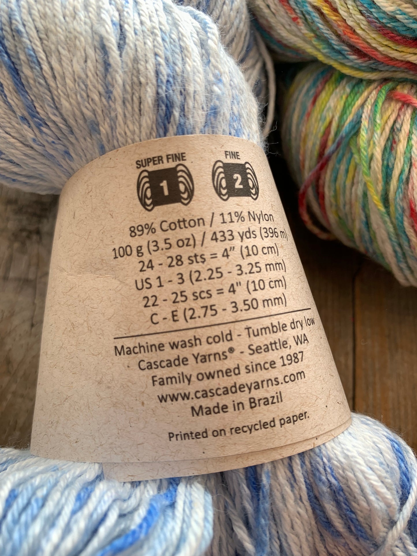 LIQUIDATION - Cascade - Cotton Sox Splash