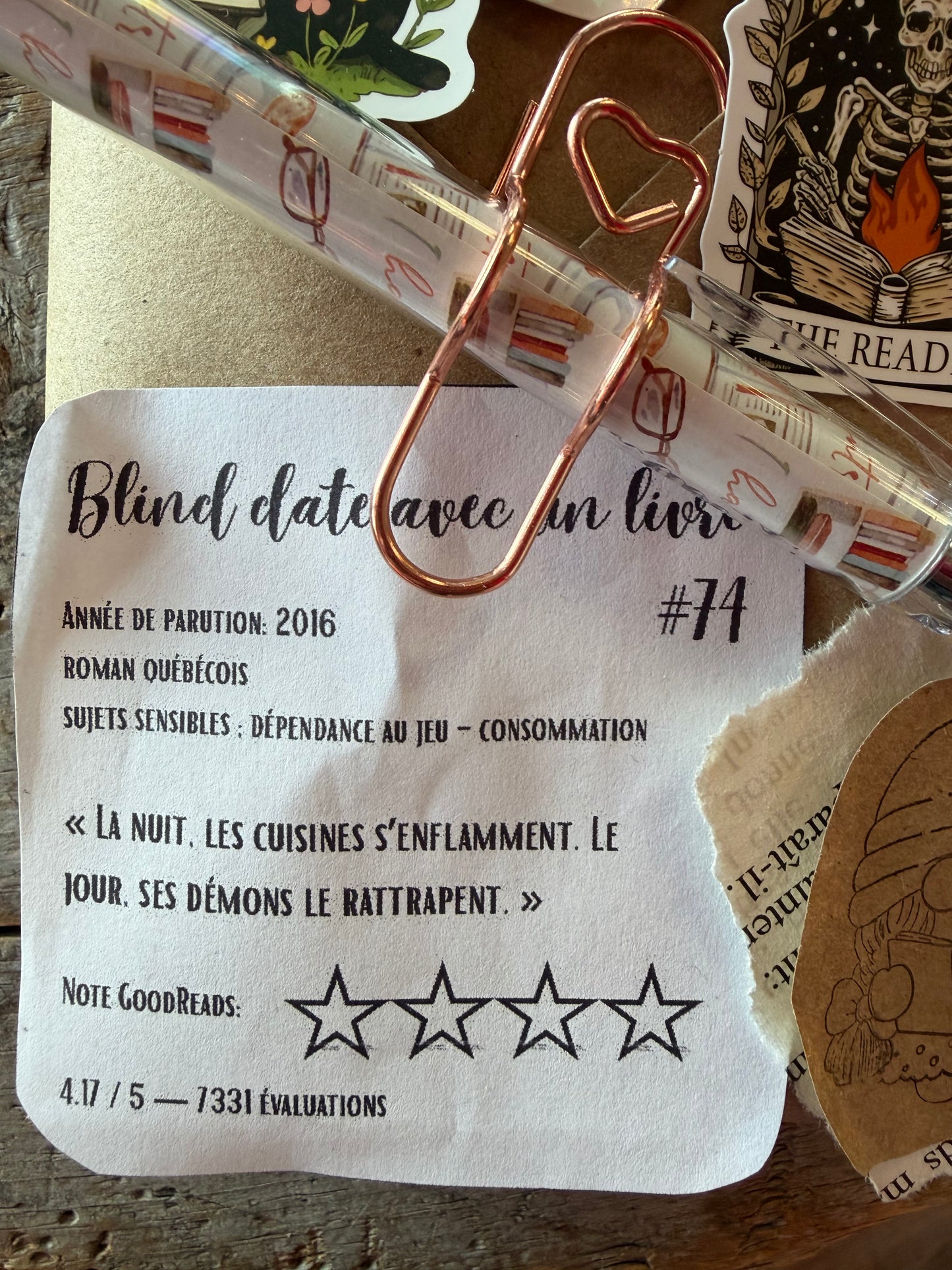 Blind date avec un Livre - #74