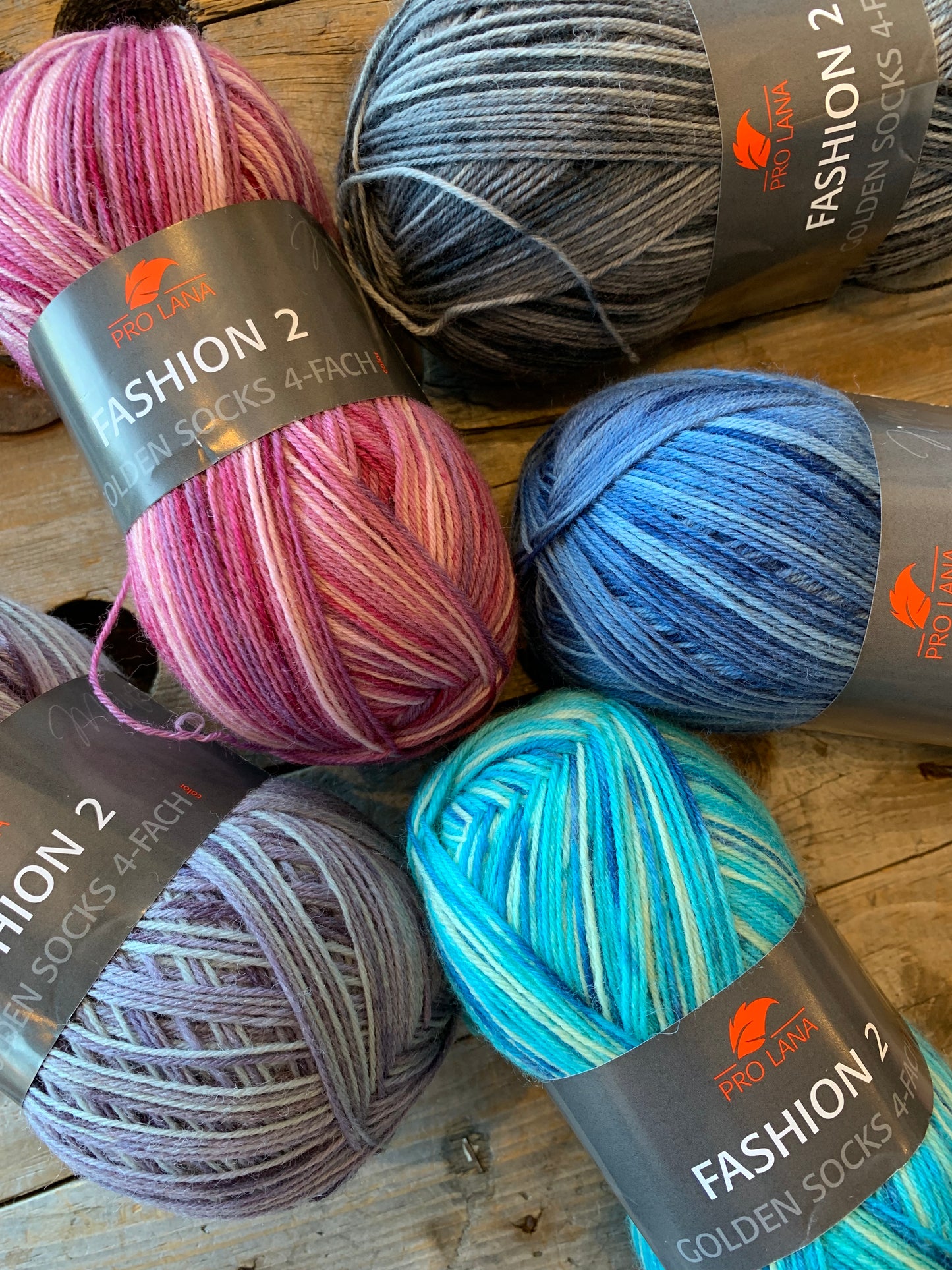 LIQUIDATION - Pro Lana - Laine à bas - collection variées