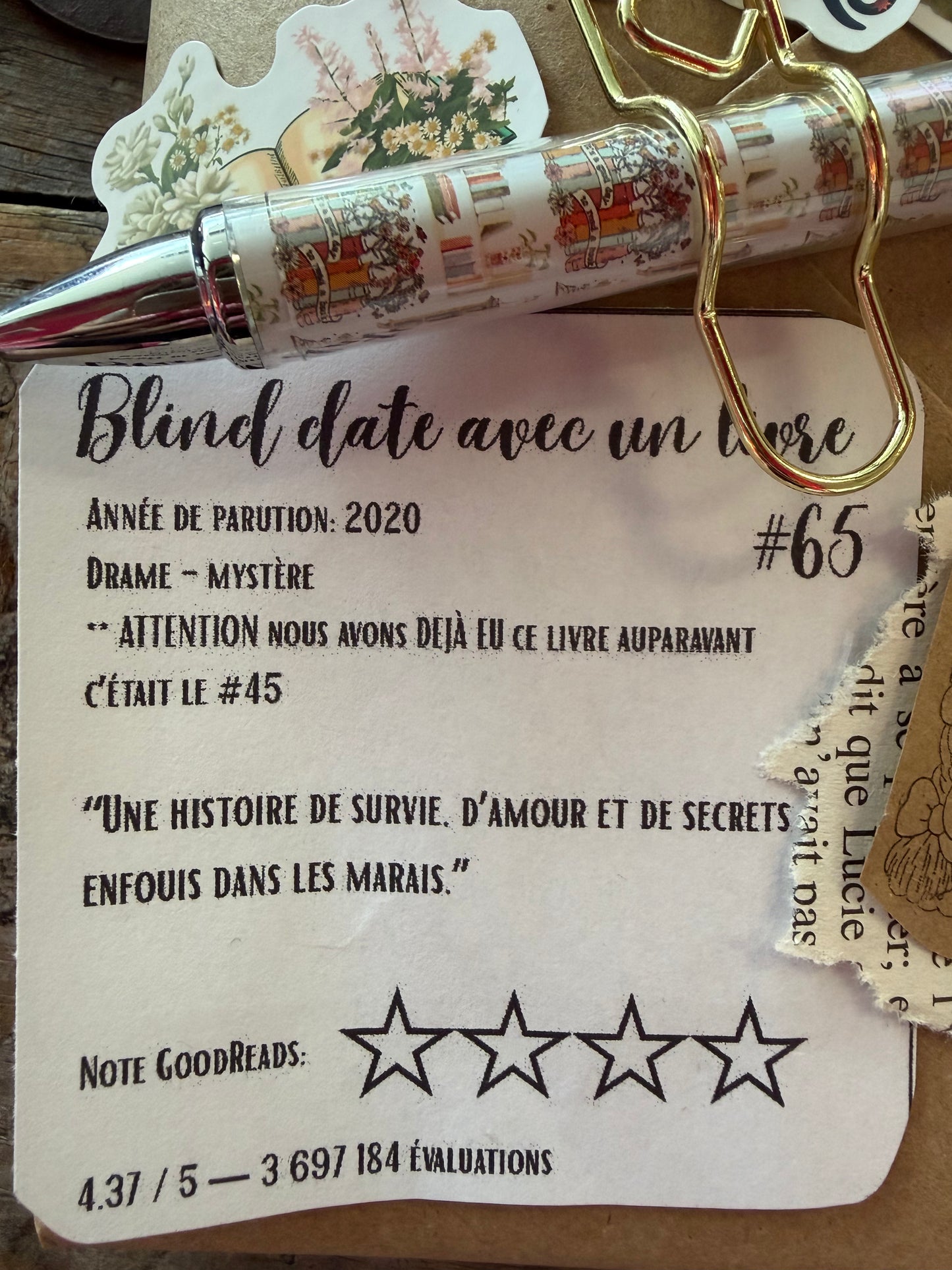 Blind date avec un Livre - #65