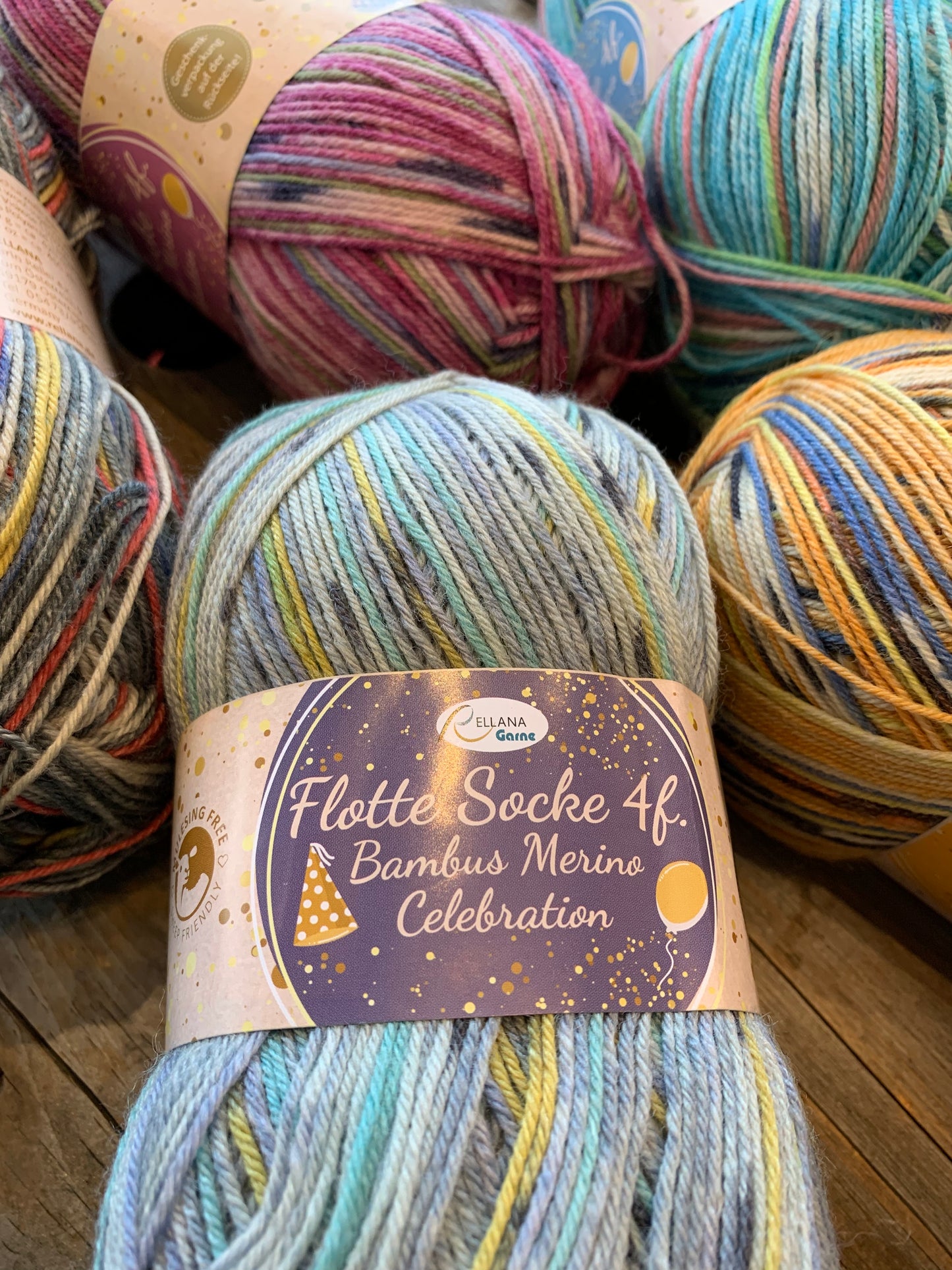 Rellana - Flotte Socke Bambus Merino Celebration