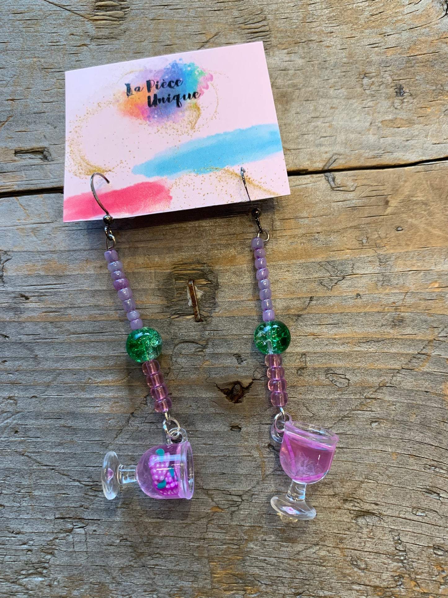 Boucles d’oreilles en perles - Longues (4,5cm & +) par La Pièce Unique