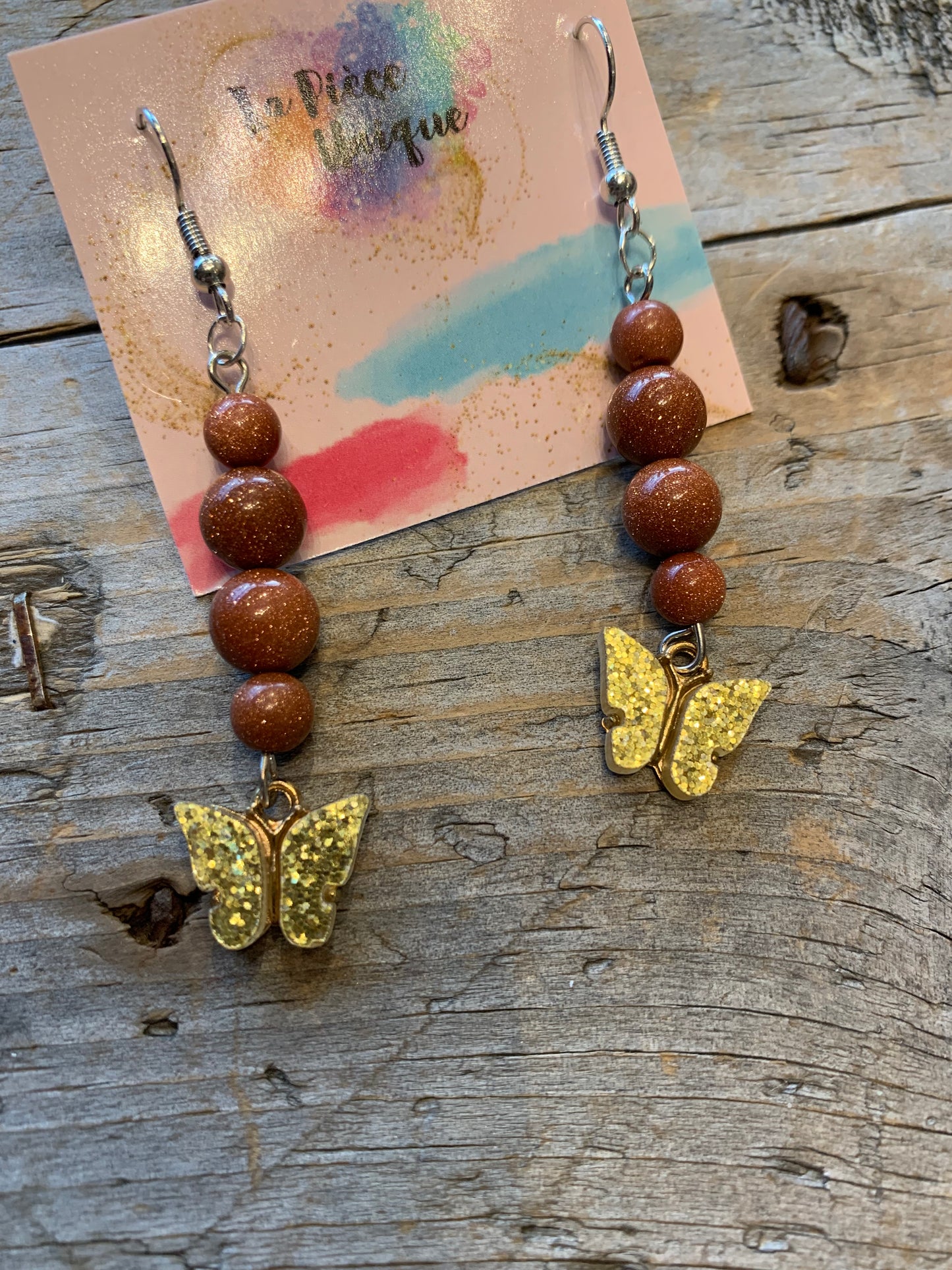 Boucles d’oreilles en perles - Longues (4,5cm & +) par La Pièce Unique