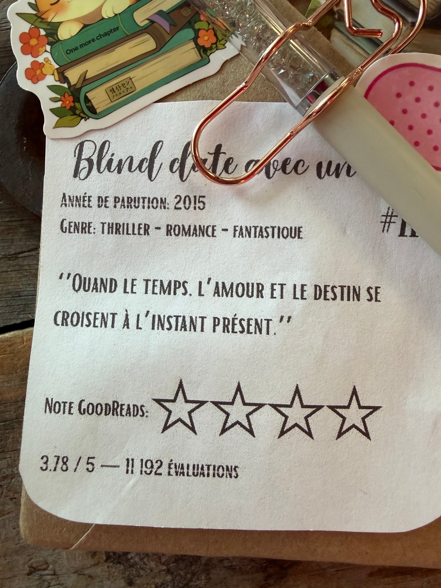 Blind date avec un Livre - #11