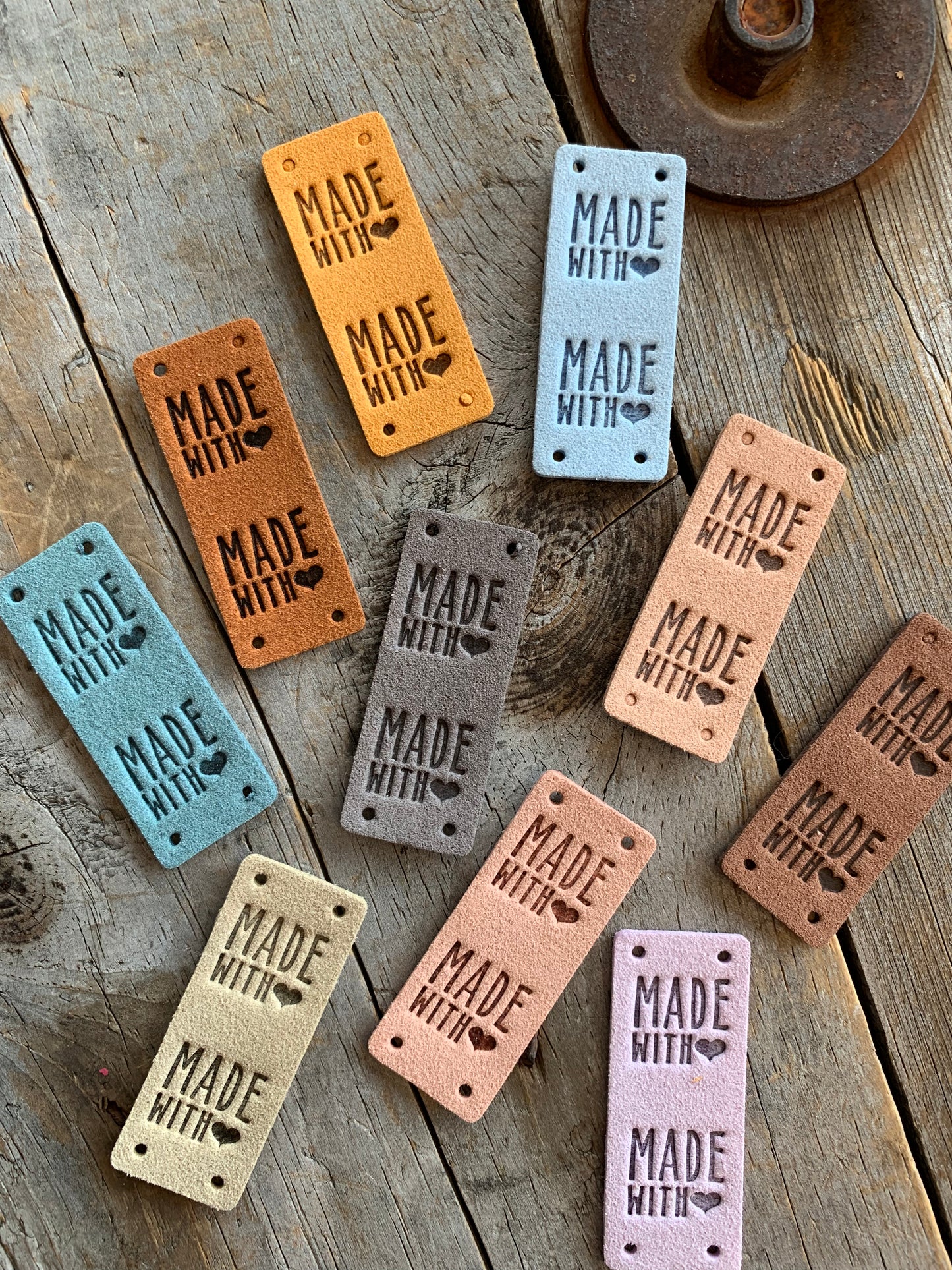 Étiquettes à projet - Made With ♥️