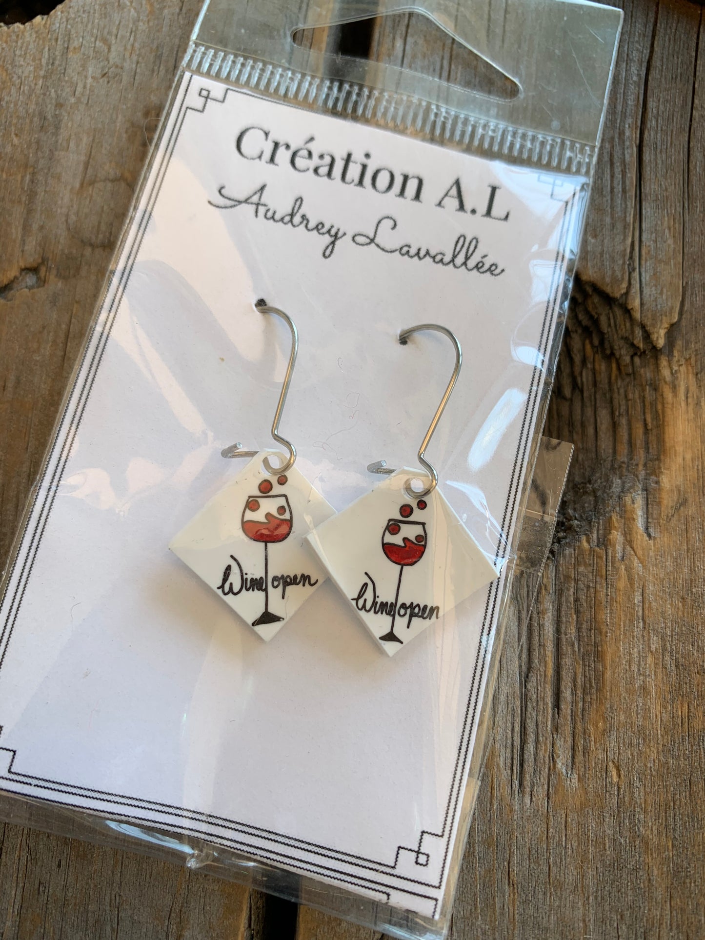 Boucles d’oreilles par Création A.L
