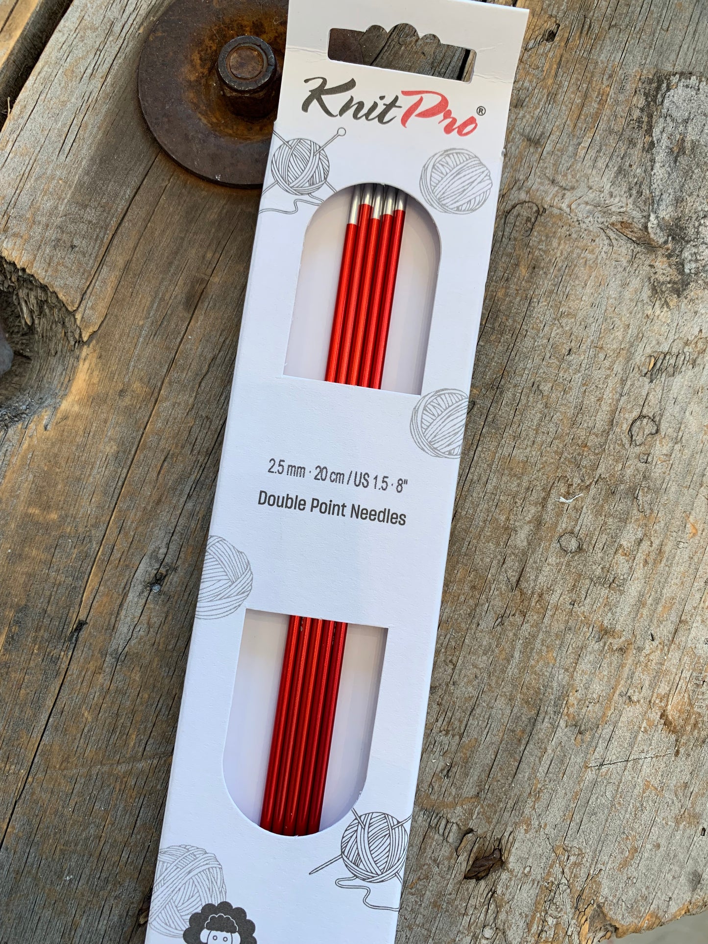 Knit Pro (Knitter’Pride) - ZING doubles pointes en aluminium / double pointed needles
