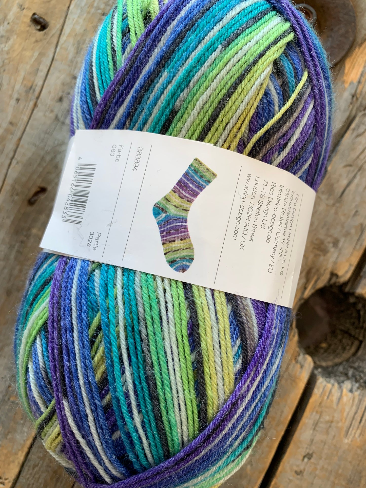 Rico Design - Socks - Bamboo Rainbow