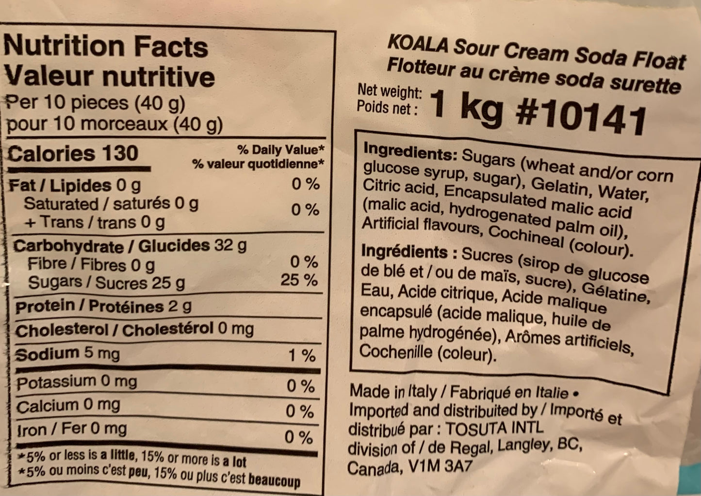 Flotteurs crème soda surets - 150 gr