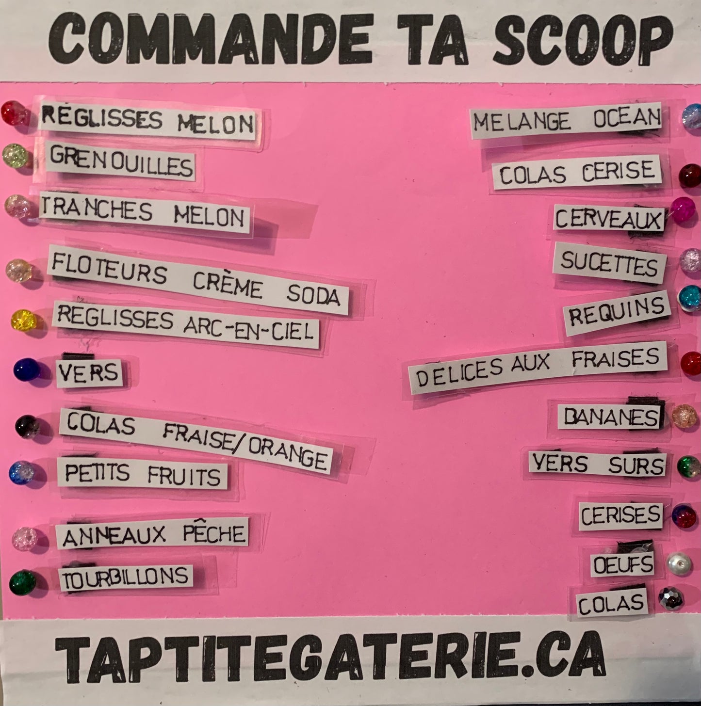 SCOOP - 200 grammes de bonbons mélangés