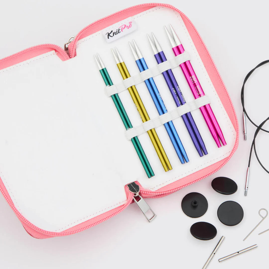 KnitPro ZING - Starter set - ensemble d'aiguilles circulaires interchangeables
