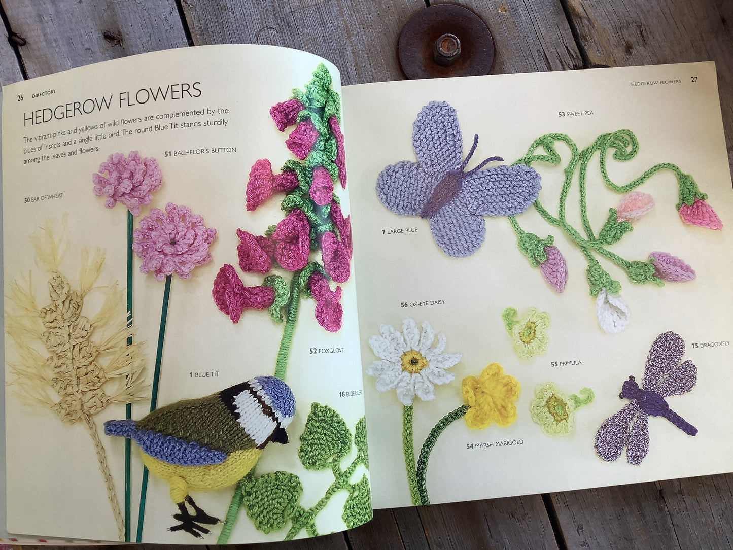 75 birds, butterflies & little beats to knit and crochet - Livre en anglais