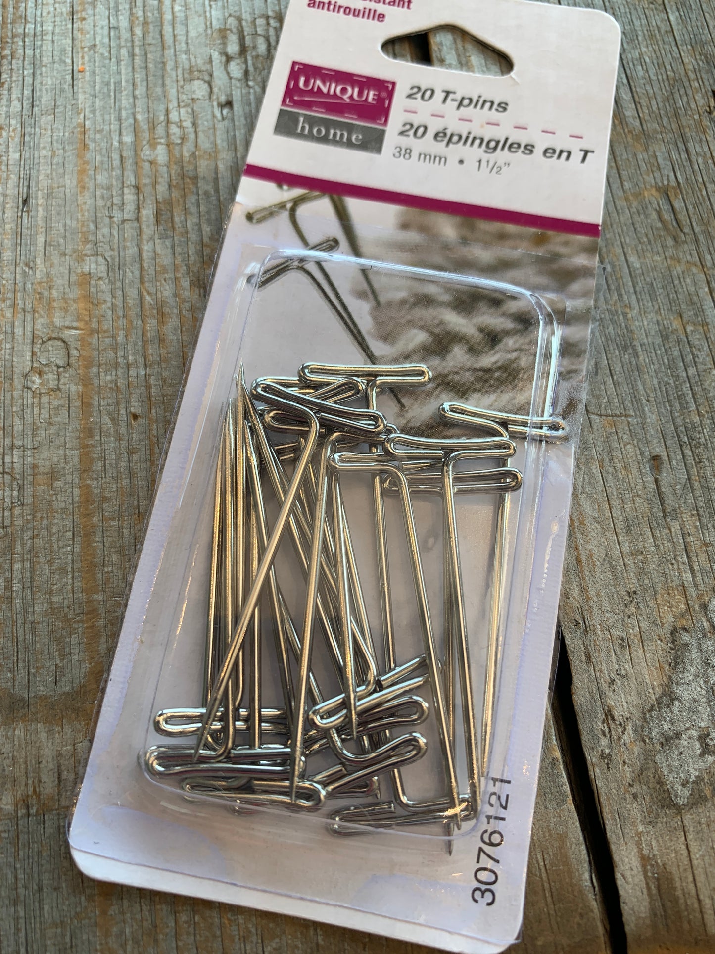 Paquet de 20 Épingles en T / T-pins - Pack of 20