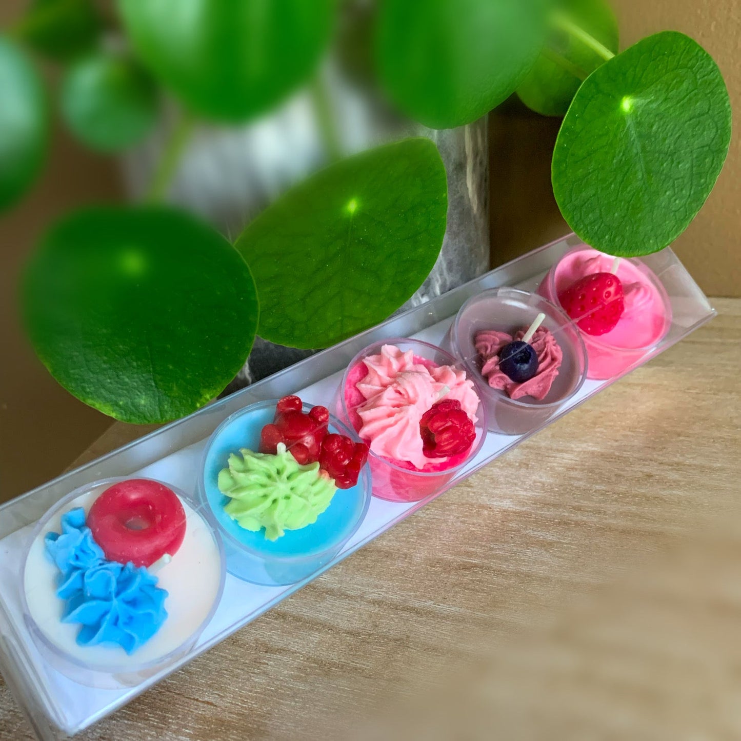 Paquets de 5 Tealights - 100% soya - Emballages MIXTES