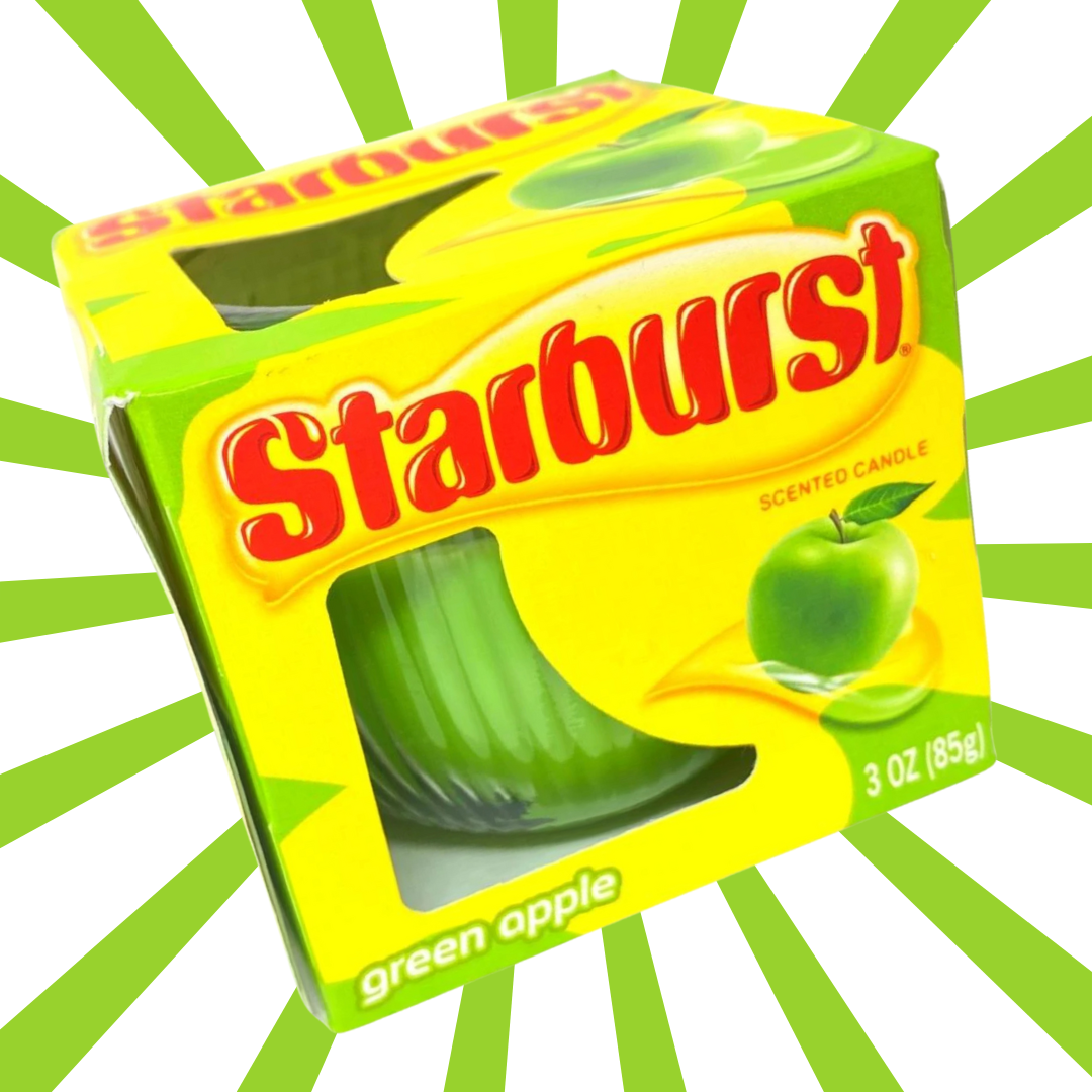 💲BAISSE DE PRIX 💲 - Chandelle - Starburst à la pomme verte - 3 oz