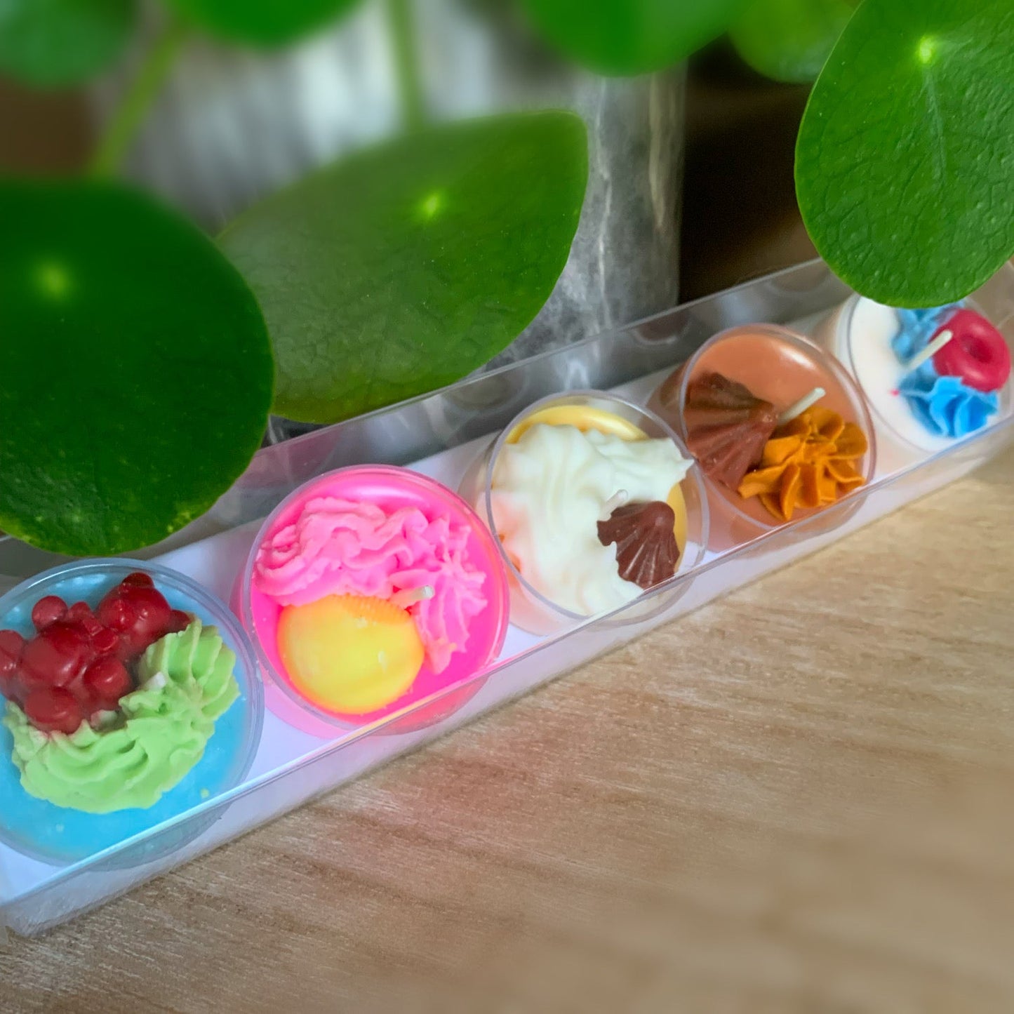 Paquets de 5 Tealights - 100% soya - Emballages MIXTES