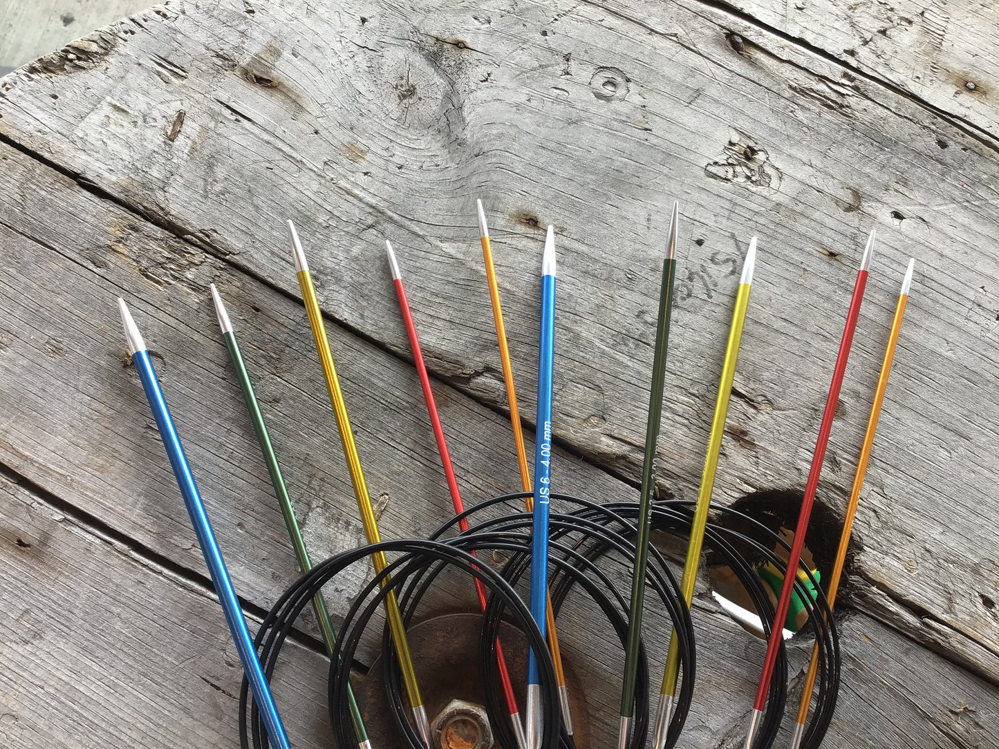 Knit Pro (Knitter’s Pride) - ZING - aiguilles circulaires fixes 40" en aluminium/ aluminum fixed circular