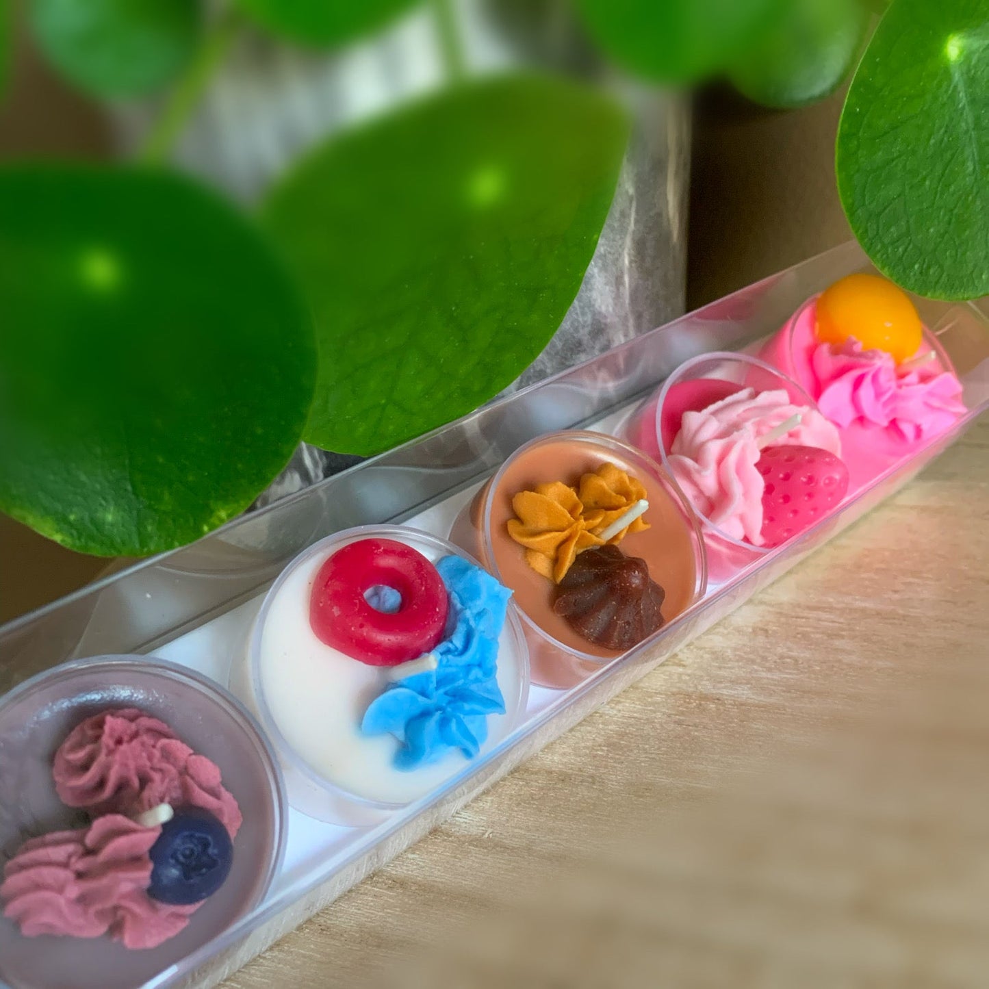 Paquets de 5 Tealights - 100% soya - Emballages MIXTES