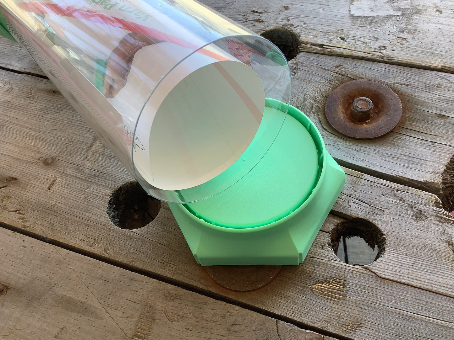 Support à patron et rangement en ‘tube’ pour patron + projet