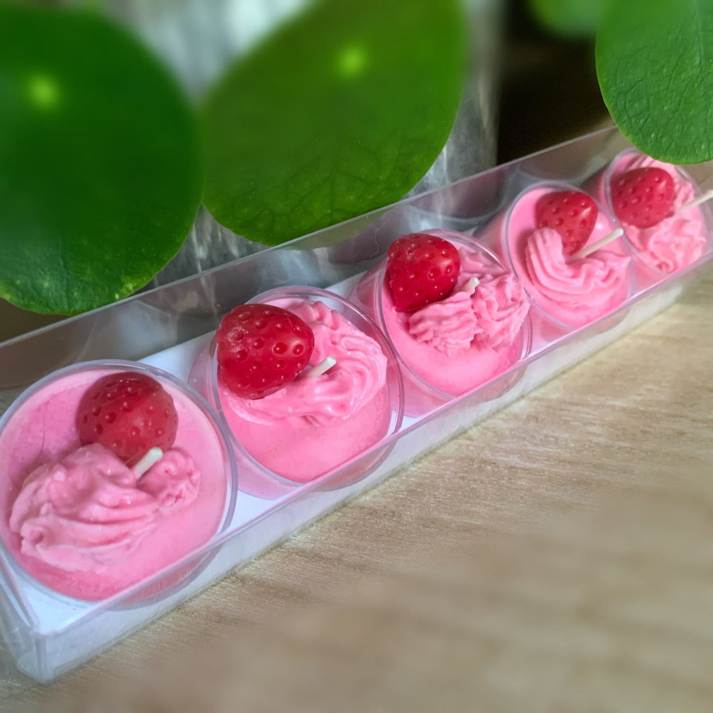 P’tite Fraise - Bougies de soya & cires à brûleur - Formats variés