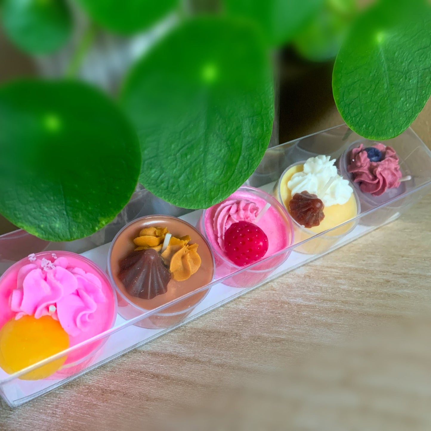 Paquets de 5 Tealights - 100% soya - Emballages MIXTES