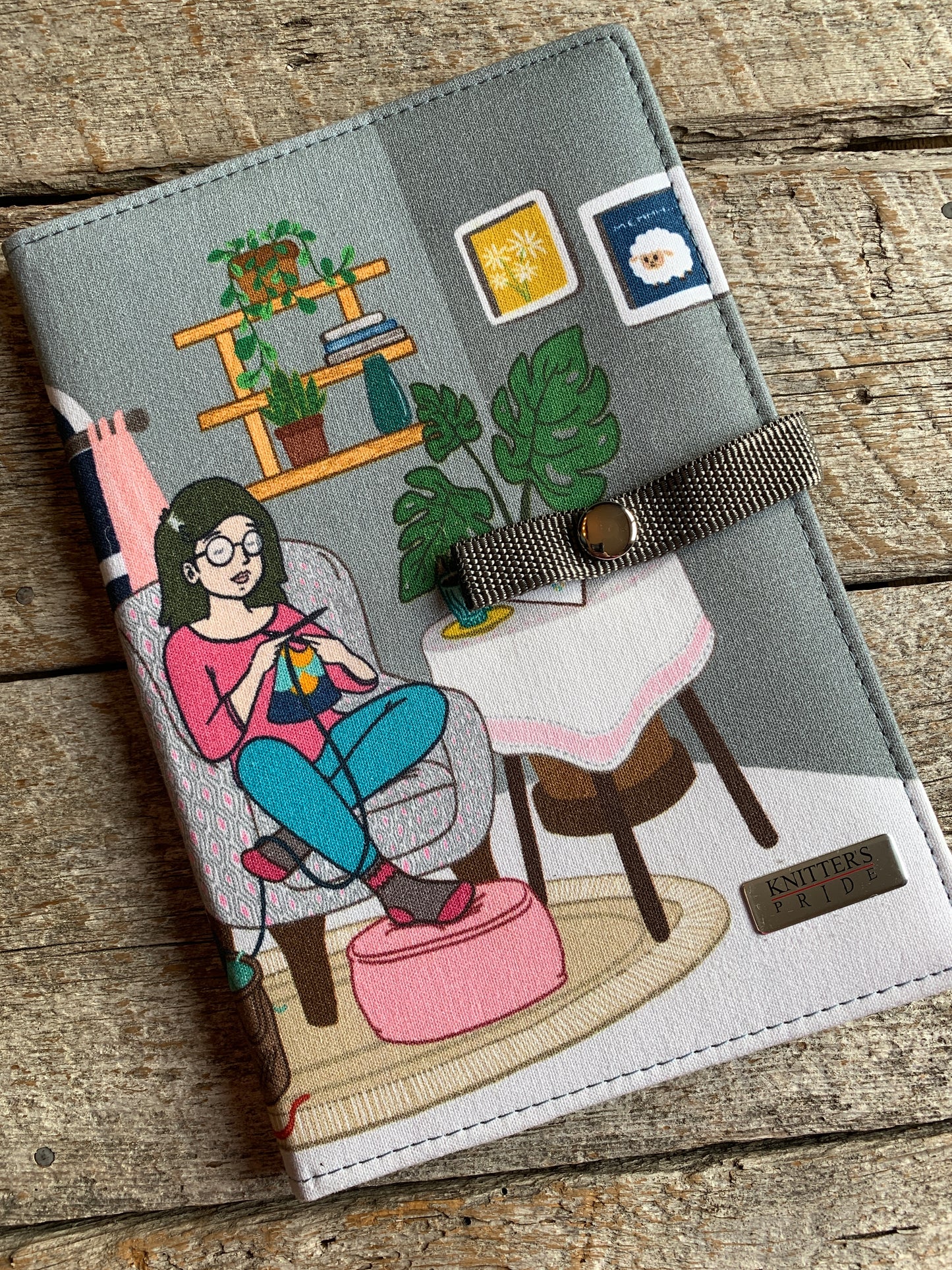 Support pour patron aimanté / Knitting pattern holder