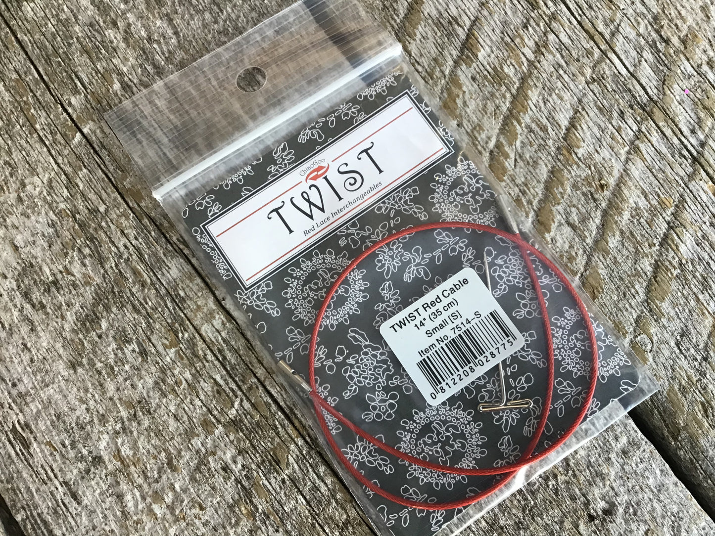 Câbles pour aiguilles circulaires interchangeables CHIAOGOO TWIST Red lace circular needles cables