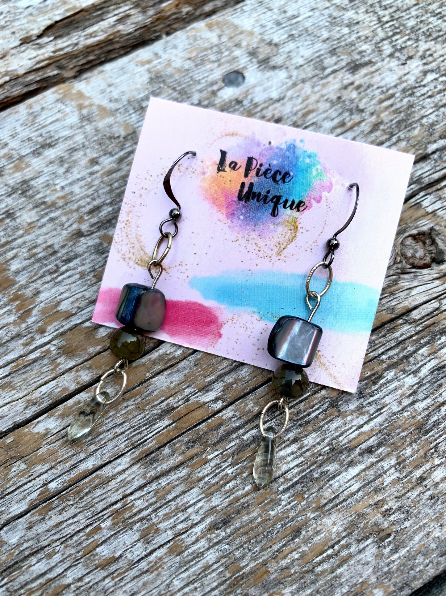 Boucles d’oreilles en perles - Longues (4,5cm & +) par La Pièce Unique