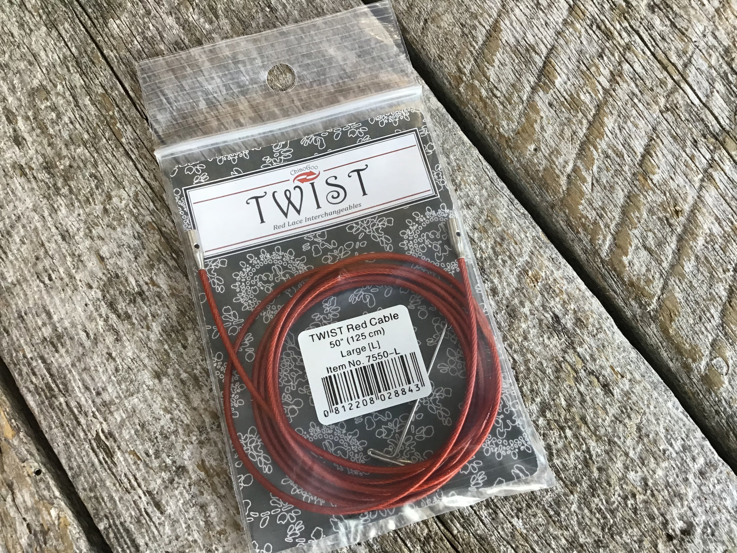 Câbles pour aiguilles circulaires interchangeables CHIAOGOO TWIST Red lace circular needles cables