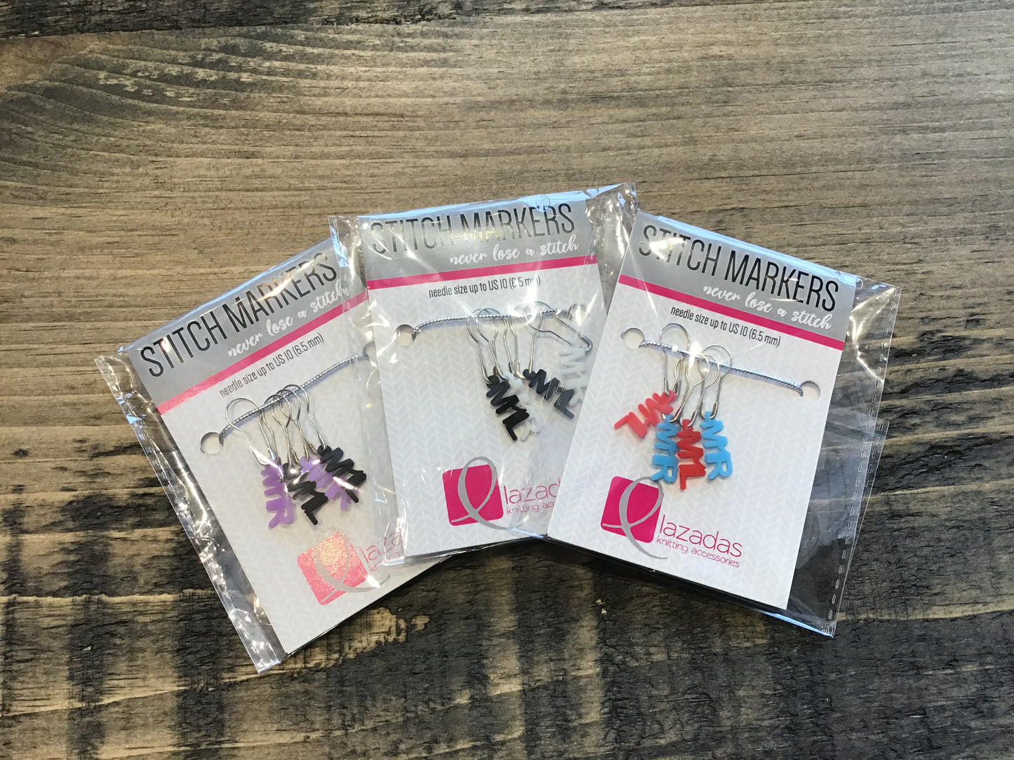 LIQUIDATION -  Marqueurs de mailles Lazadas / Stitch markers