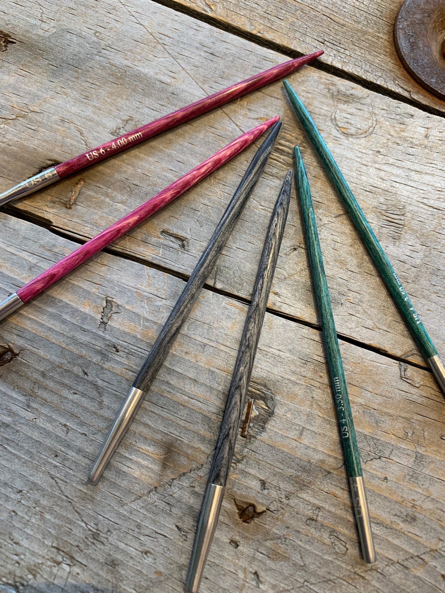 Knit Pro- Dreamz pointes d’aiguilles circulaires interchangeables en bois / Interchangeable needle tips, wood