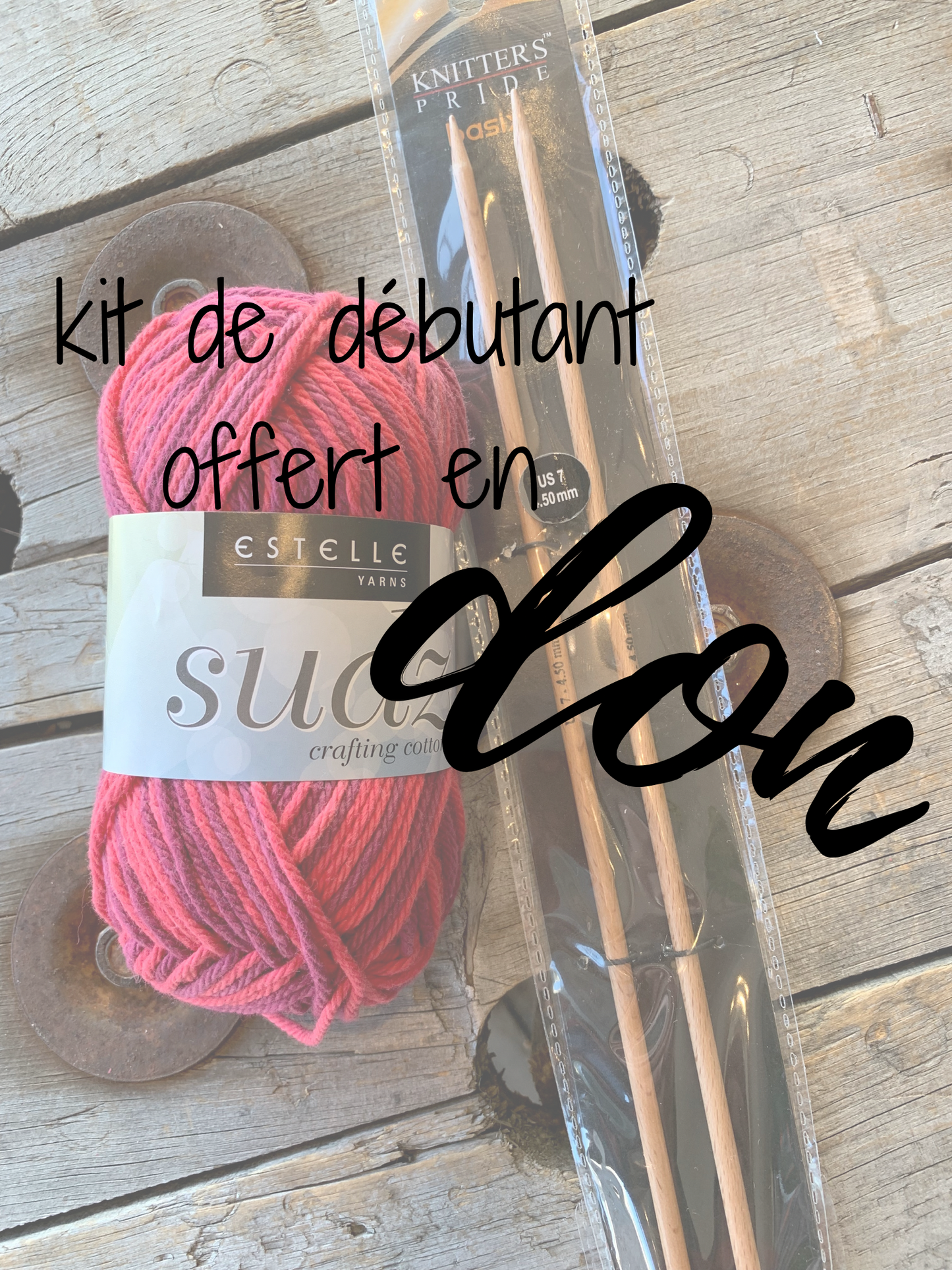 DON d’un kit de départ - Le Coeur sur la Maille 💝