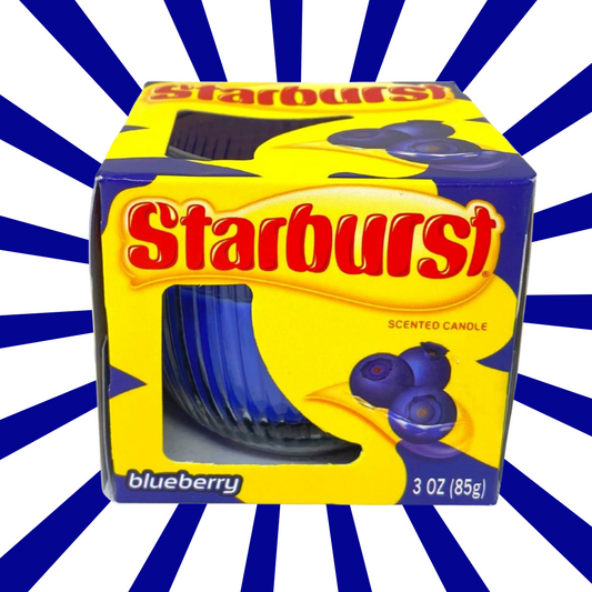 💲BAISSE DE PRIX 💲 - Chandelle - Starburst au bleuet - 3 oz