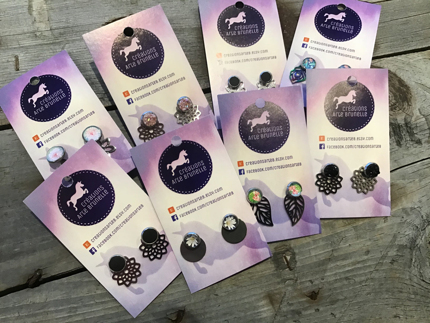 Boucles d’Oreilles par Arte Brunelle