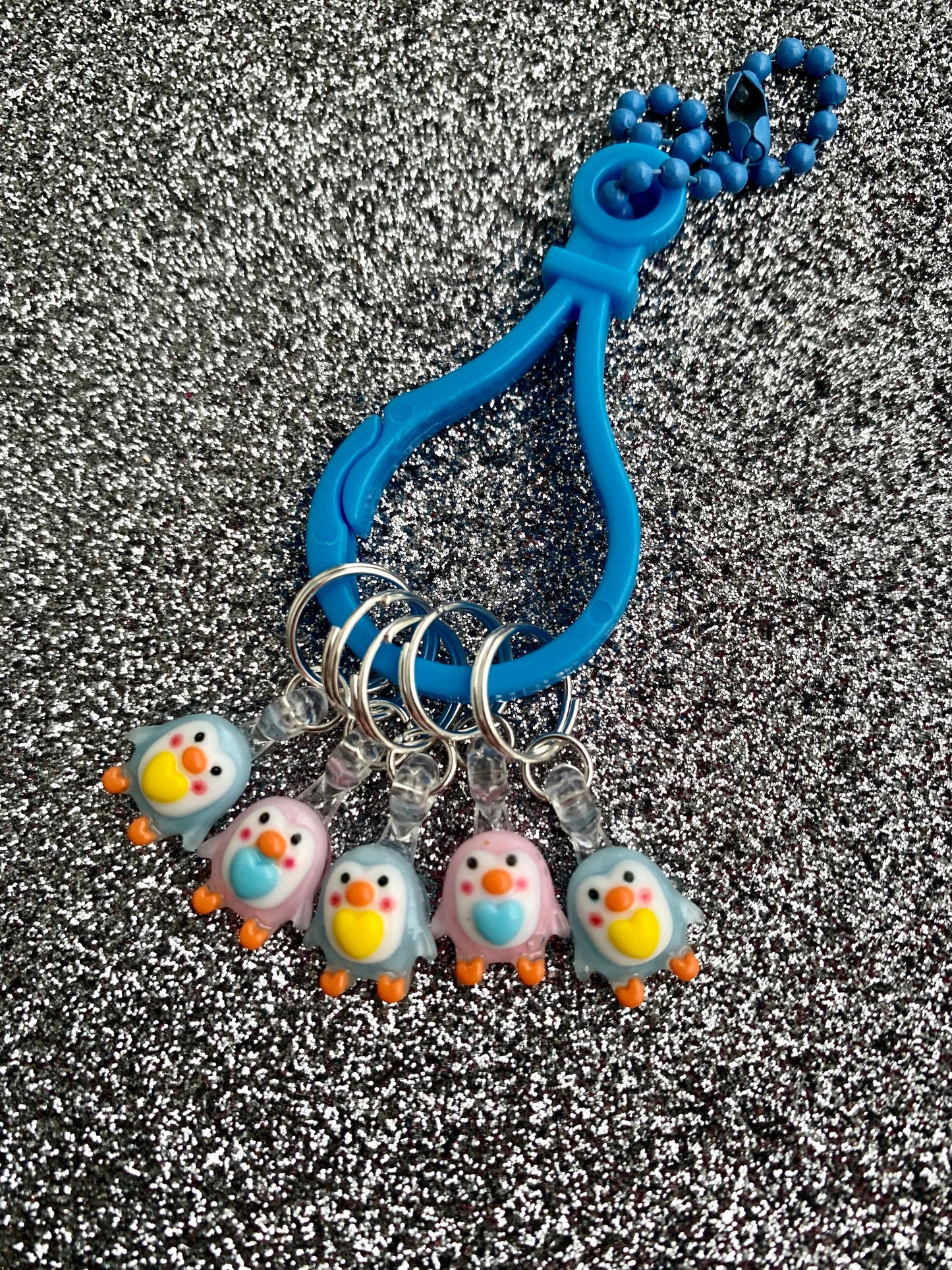 Marqueurs de mailles Pingouins