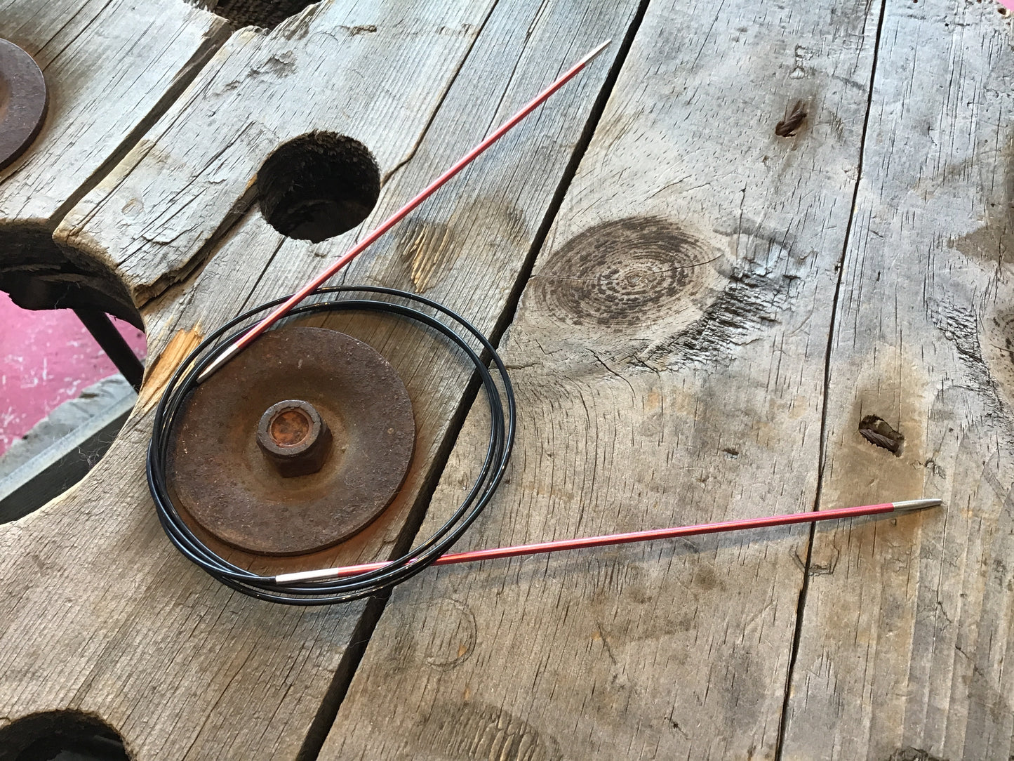 Knit Pro (Knitter’s Pride) - ZING - aiguilles circulaires fixes 40" en aluminium/ aluminum fixed circular
