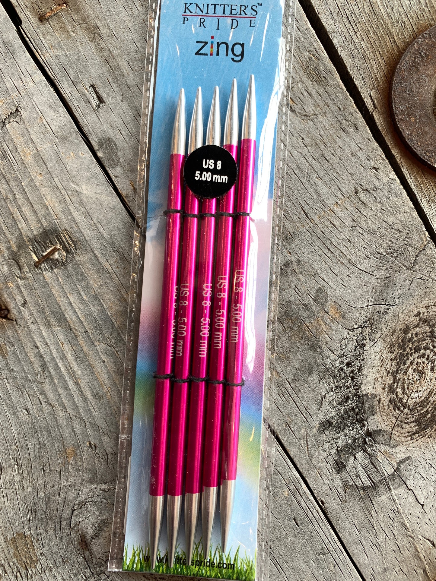 Knitter’Pride - ZING doubles pointes en aluminium / double pointed needles