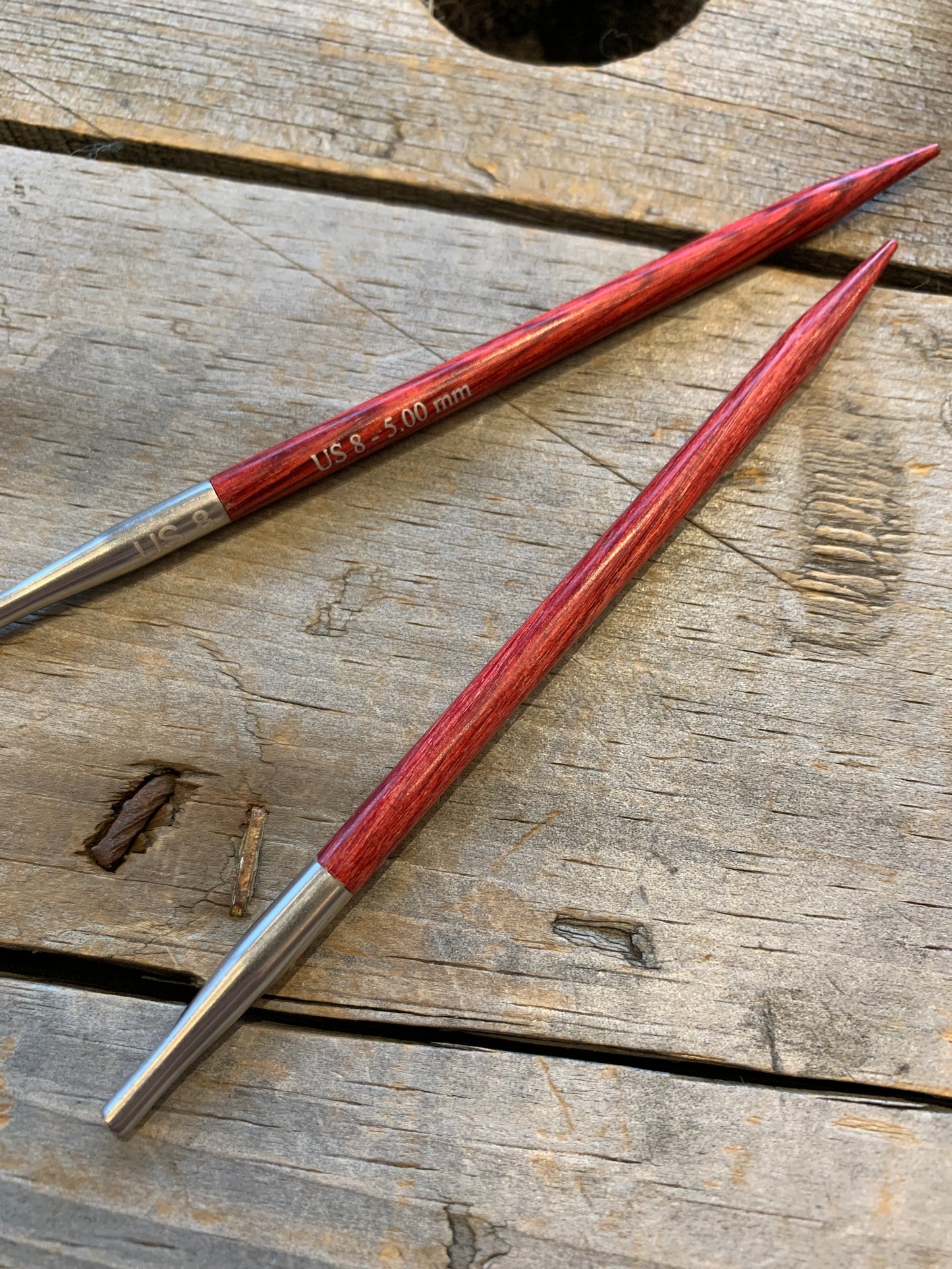 Knit Pro- Dreamz pointes d’aiguilles circulaires interchangeables en bois / Interchangeable needle tips, wood
